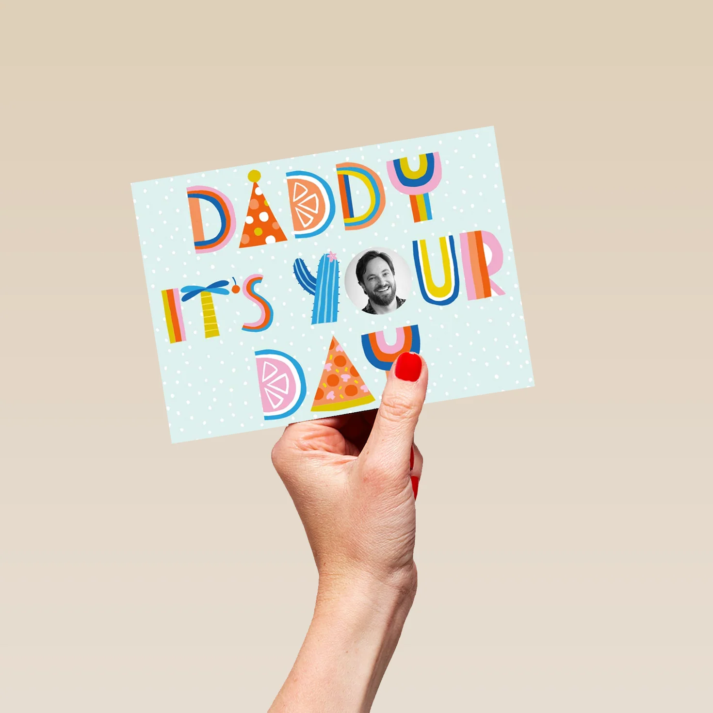 Personalised Daddy It's Your Day Photo Card - Image 5