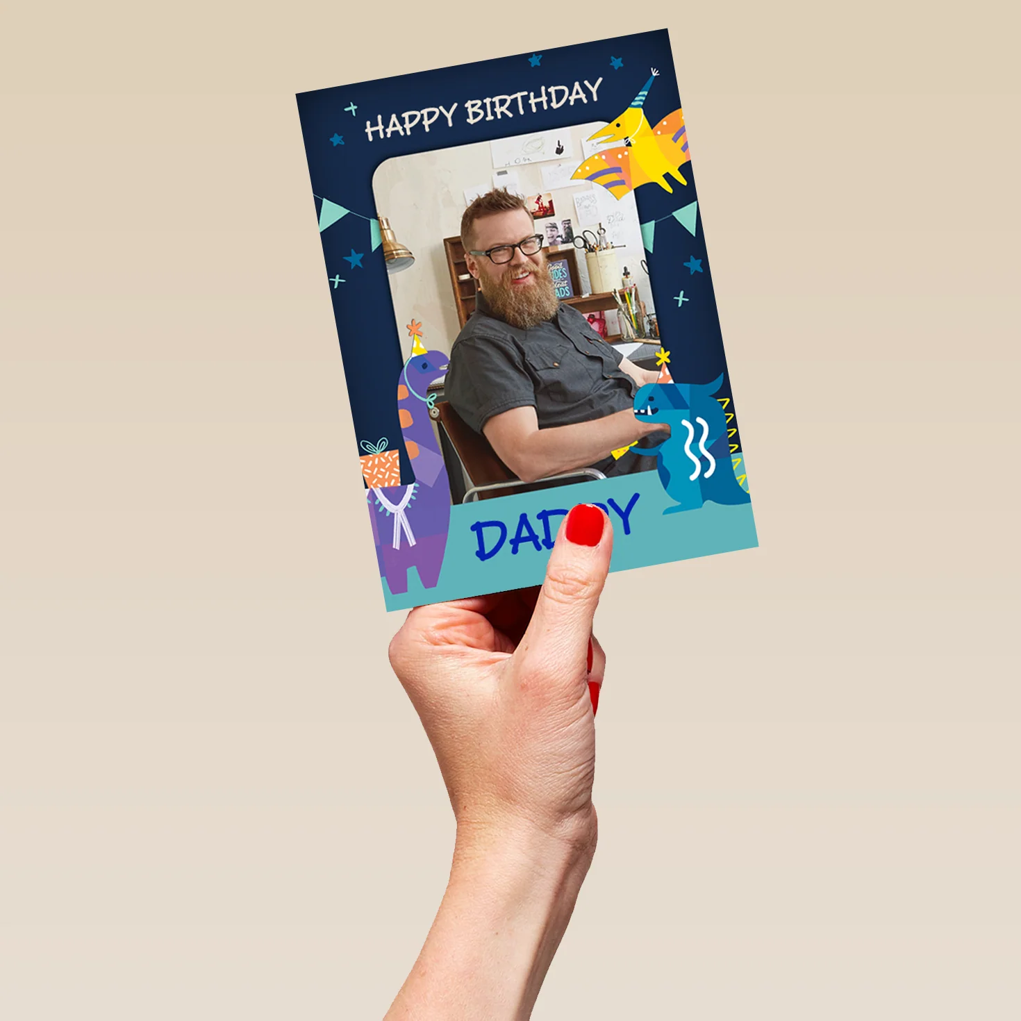 Personalised Daddy's Monsters Photo Card - Image 5