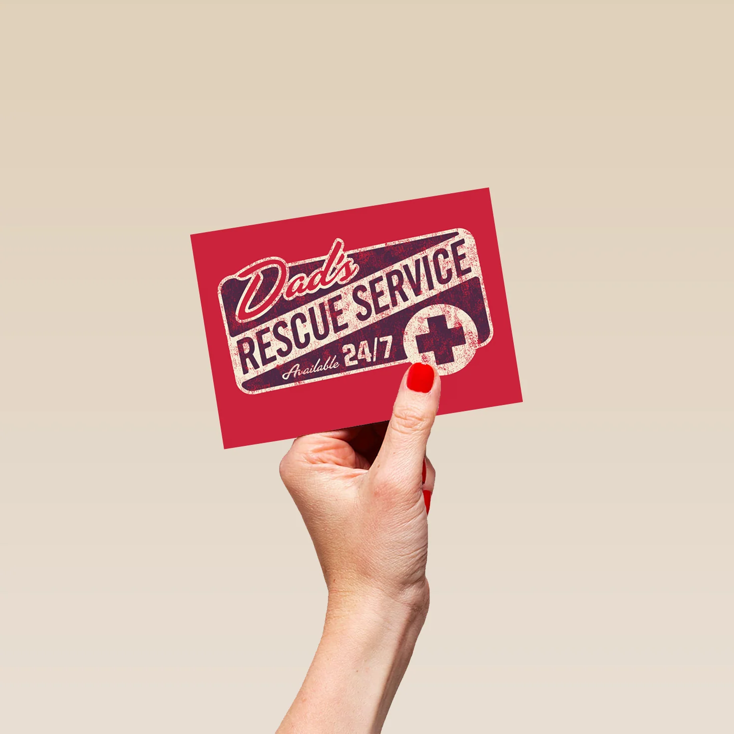 Personalised "Dad's Rescue Service" Father's Day Card - Image 4