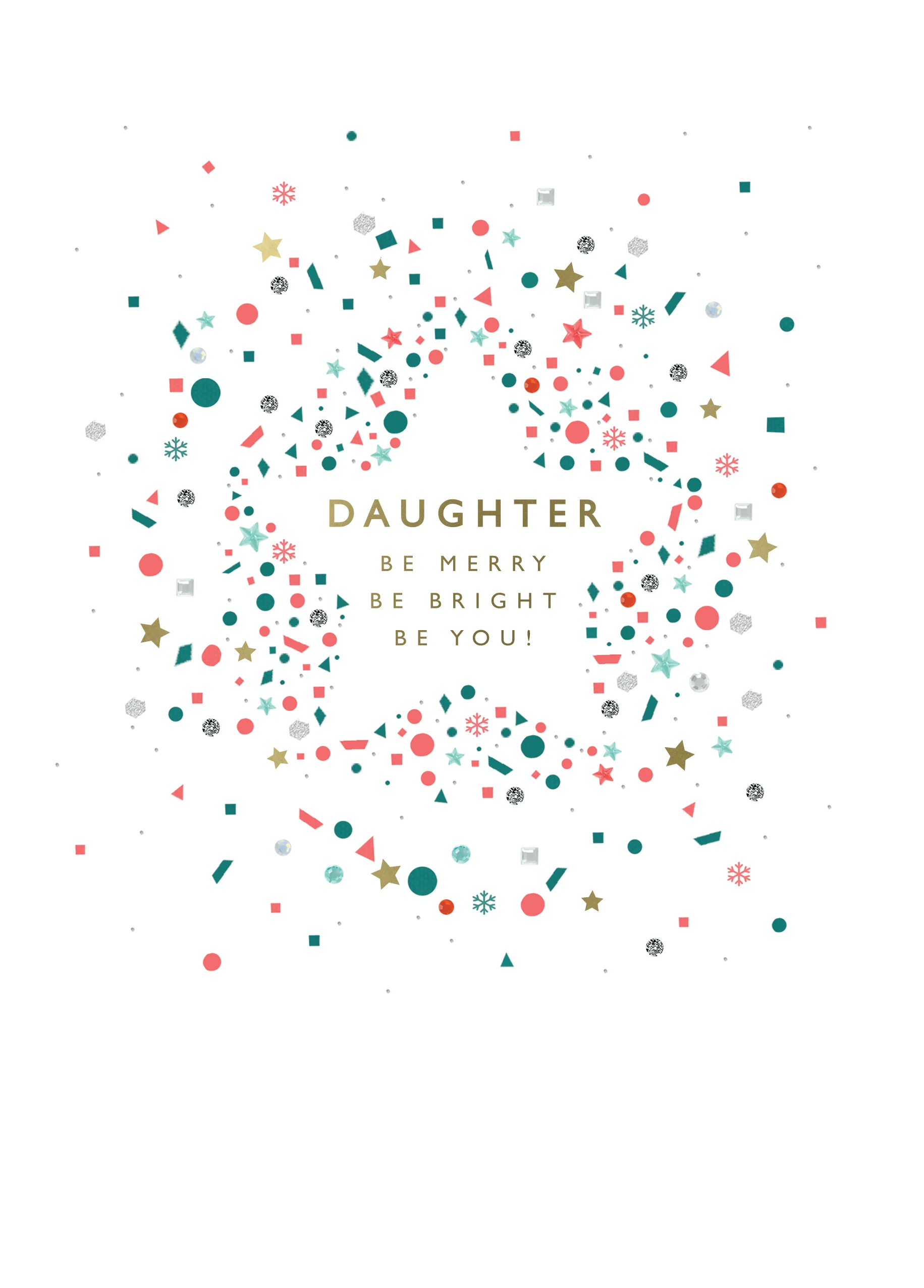 Personalised Daughter Magical Star Christmas Card