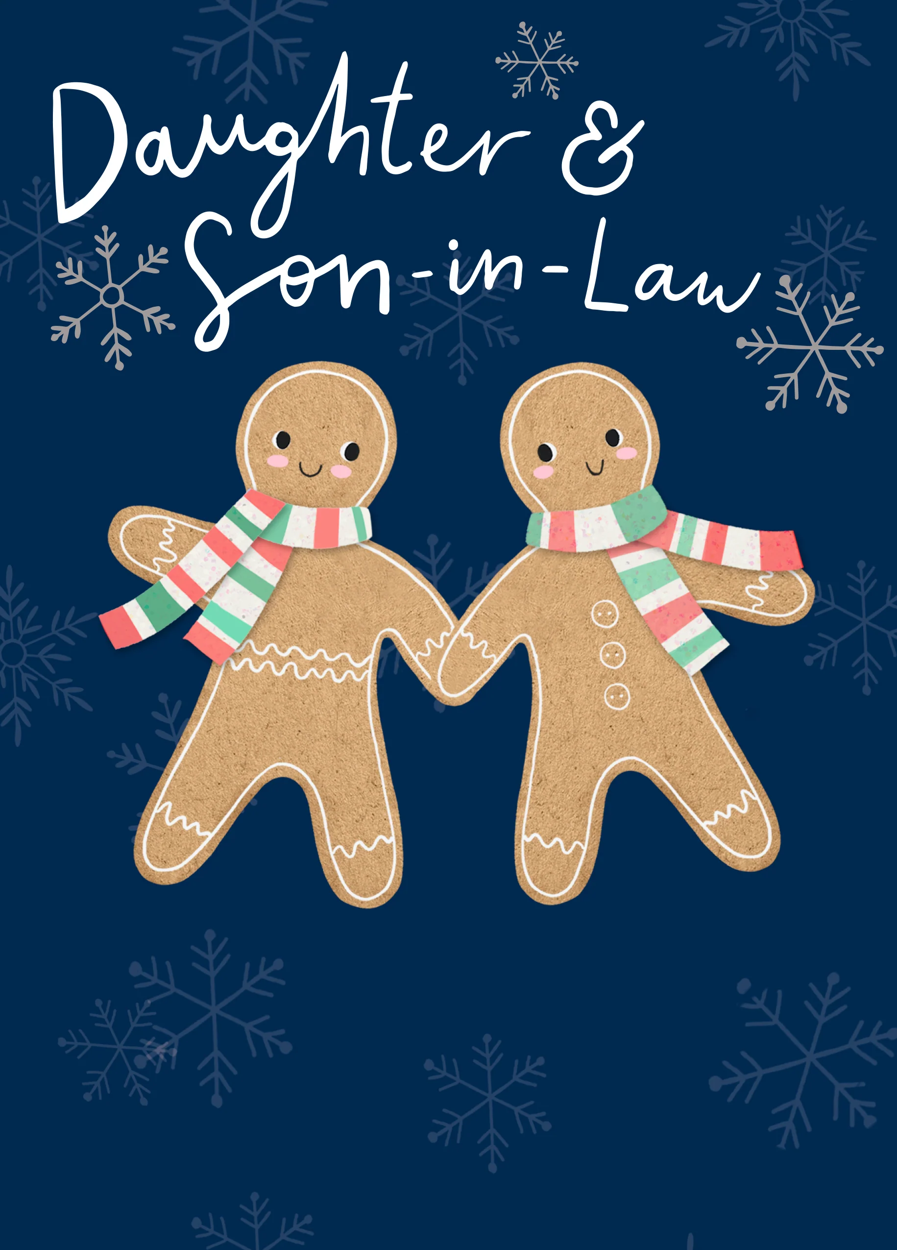Personalised Daughter & Son-In-Law Christmas Card