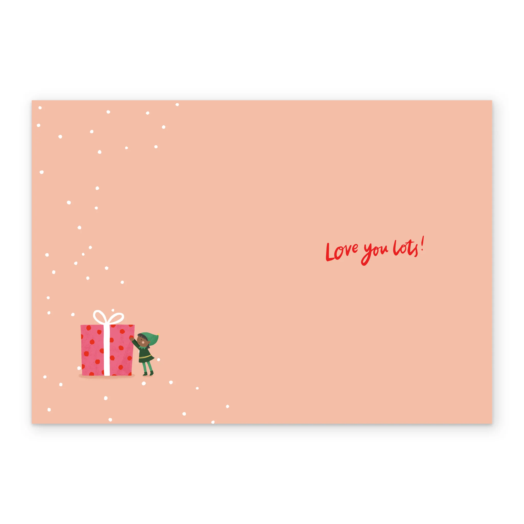 Personalised Daughter Stocking And Gifts Christmas Card - Image 3