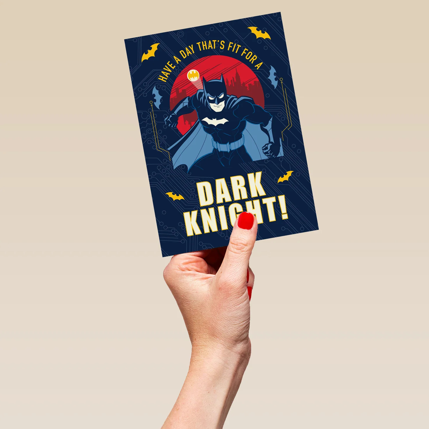 Personalised DC Comics Batman Dark Knight Father's Day Card - Image 5