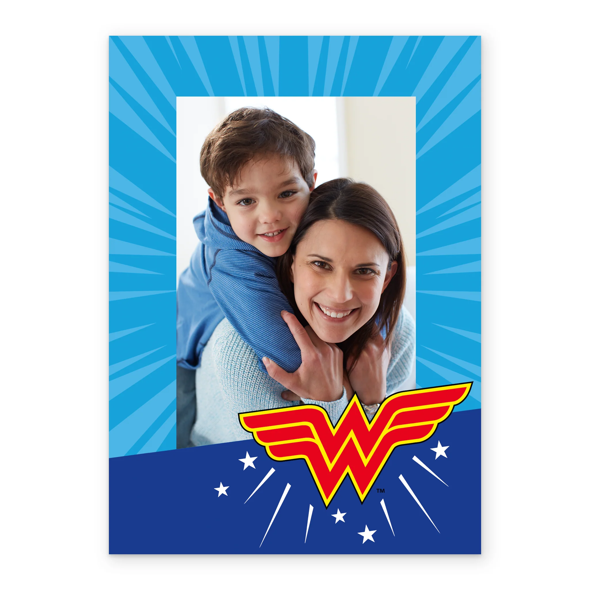Personalised DC Wonder Woman Photo Card - Image 2
