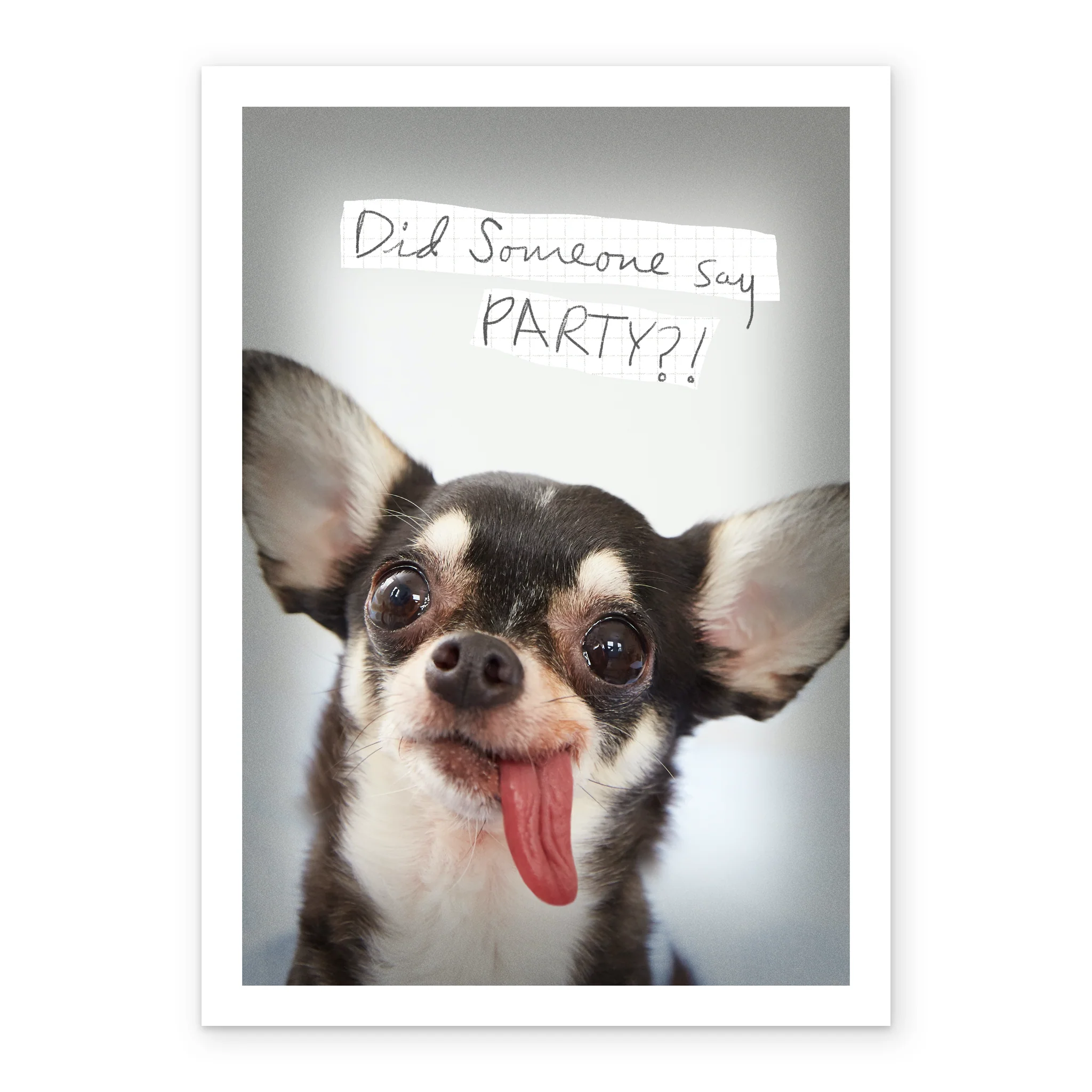 Personalised Did Somebody Say Party Photo Card - Image 2