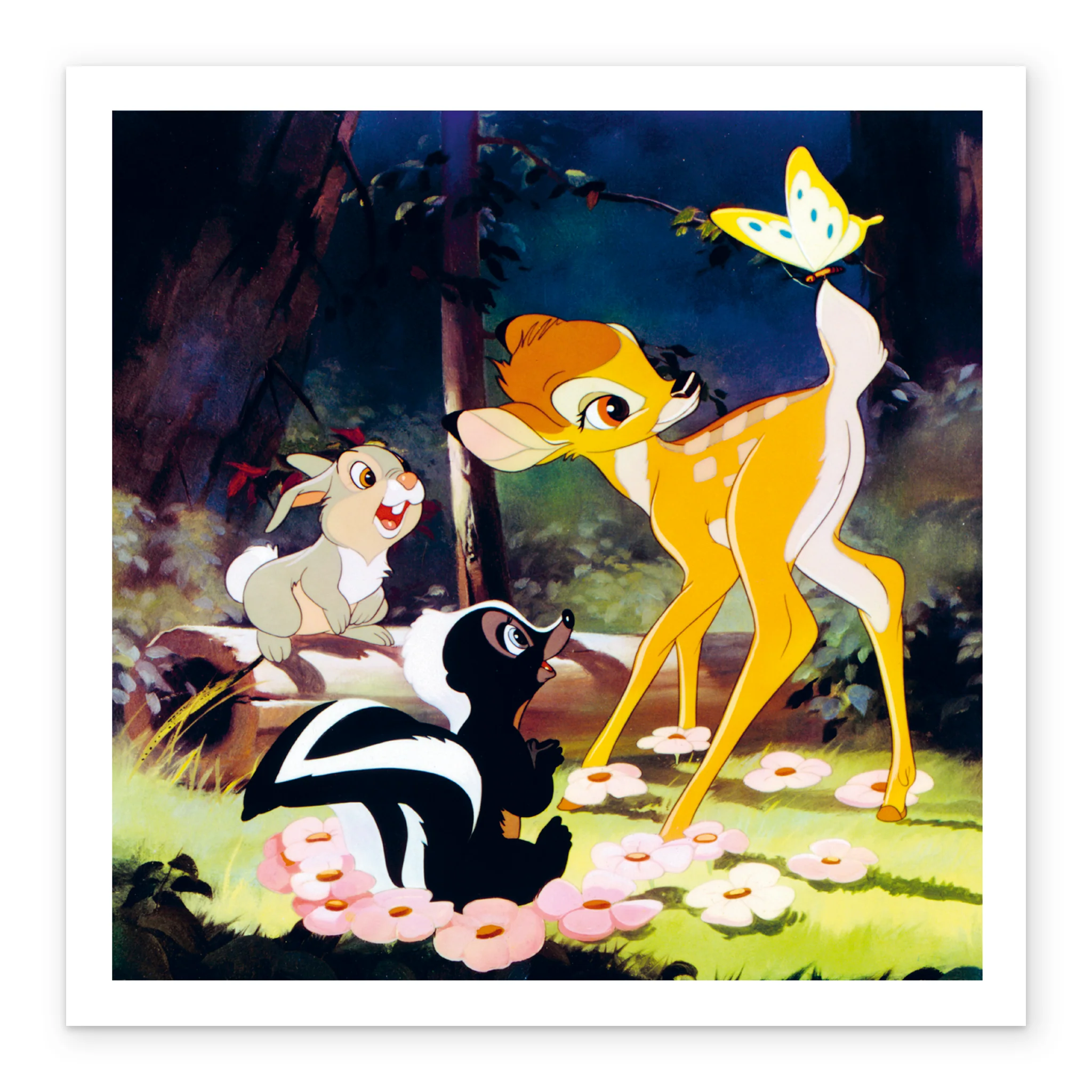 Personalised Disney Bambi, Thumper & Flower Greeting Card - Image 2