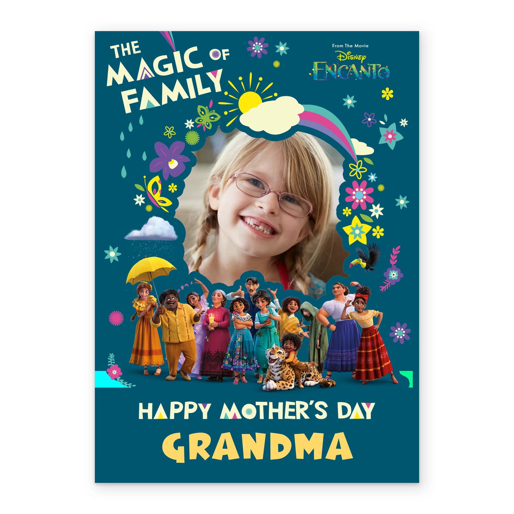 Personalised Disney Encanto Mother's Day Photo Upload Card For Grandma - Image 2