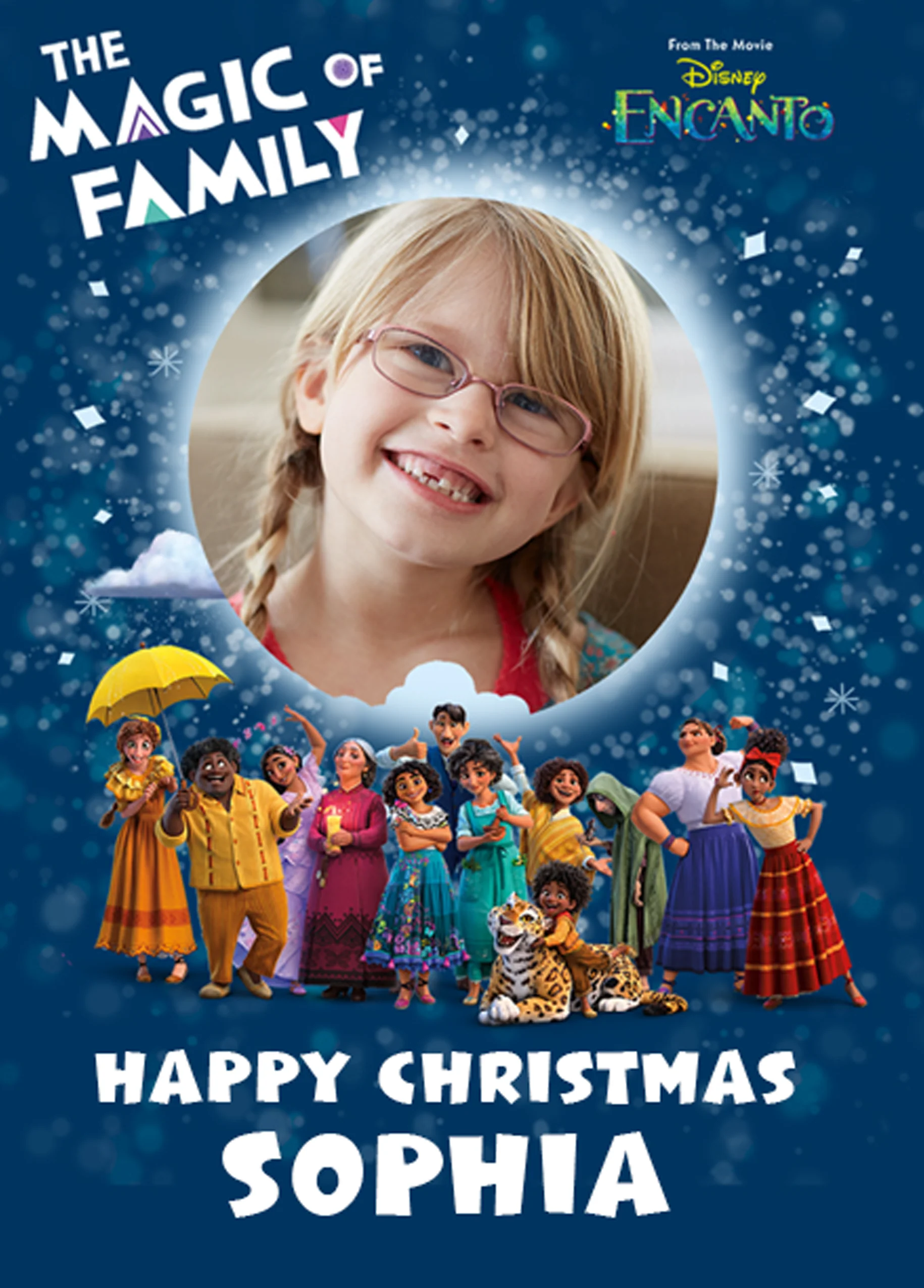 Personalised Disney Encanto Photo Christmas Card