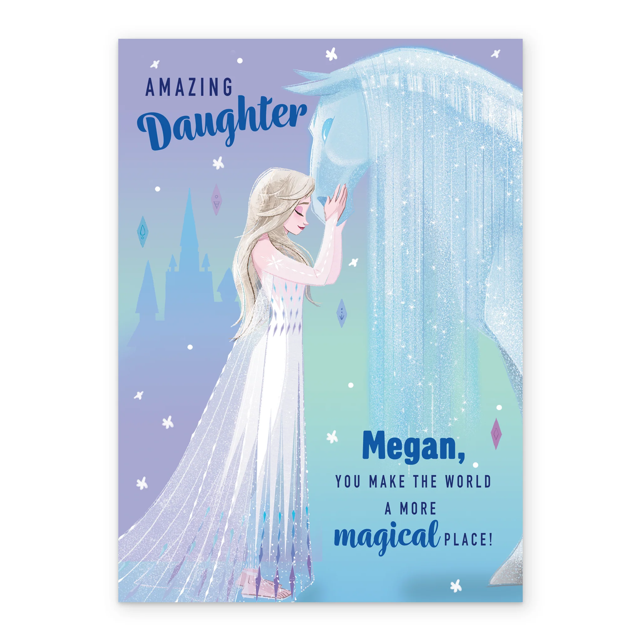 Personalised Disney Frozen 2 Birthday Card For Daughter - Image 2