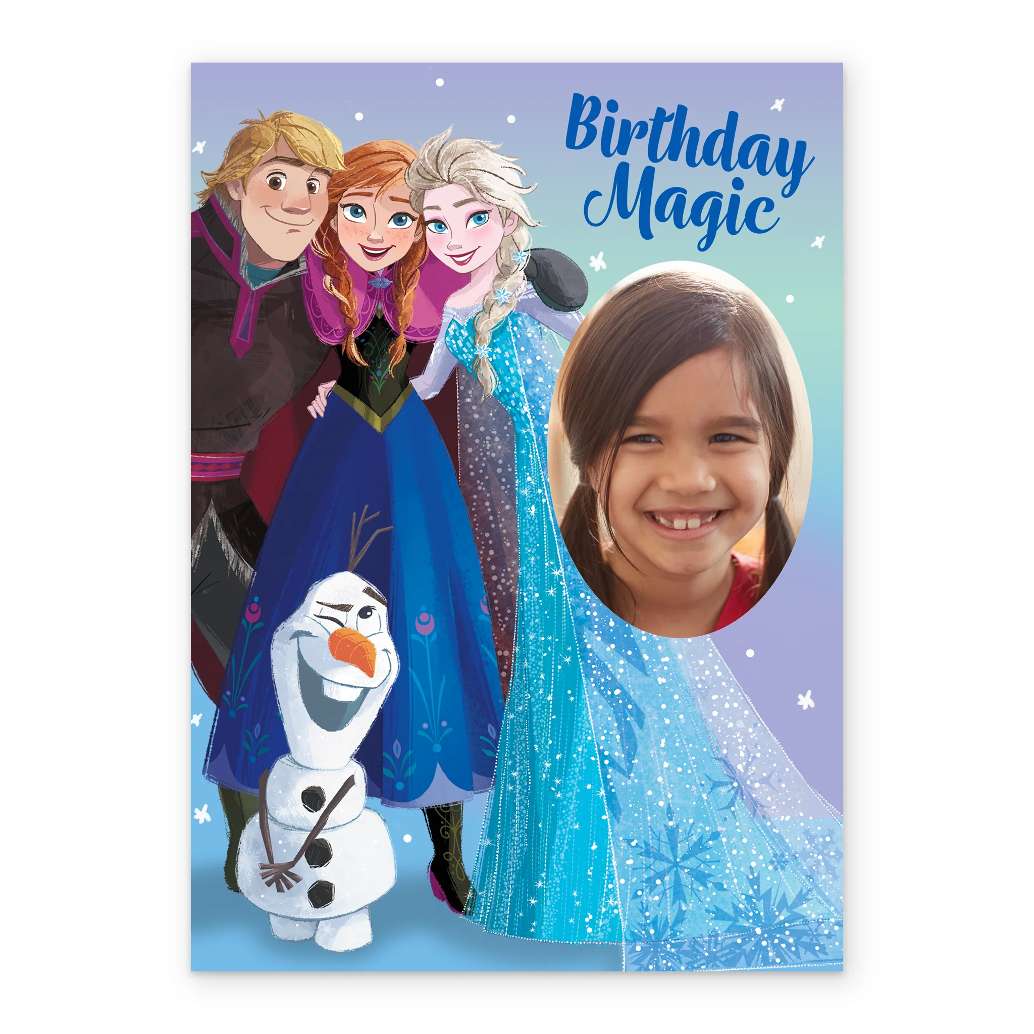 Personalised Disney Frozen 2 Photo Upload Birthday Card - Image 2