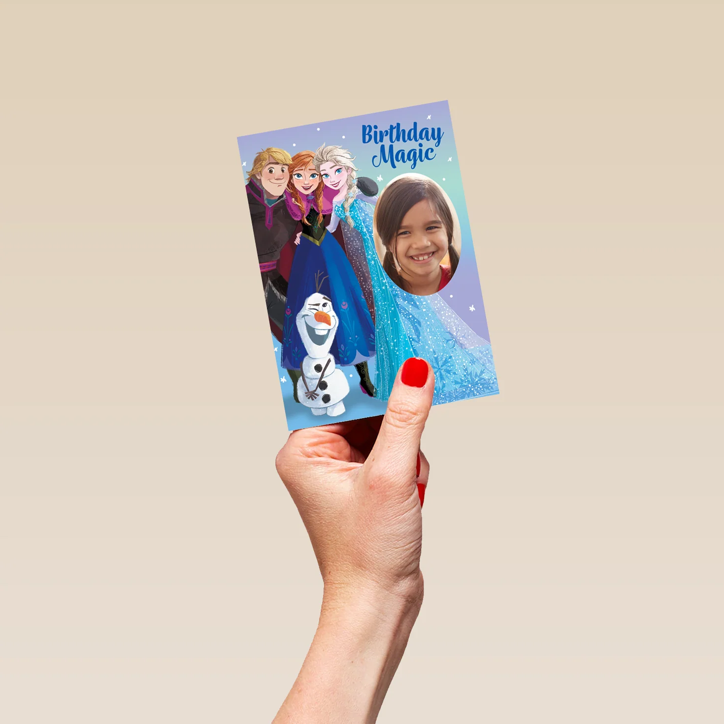 Personalised Disney Frozen 2 Photo Upload Birthday Card - Image 4
