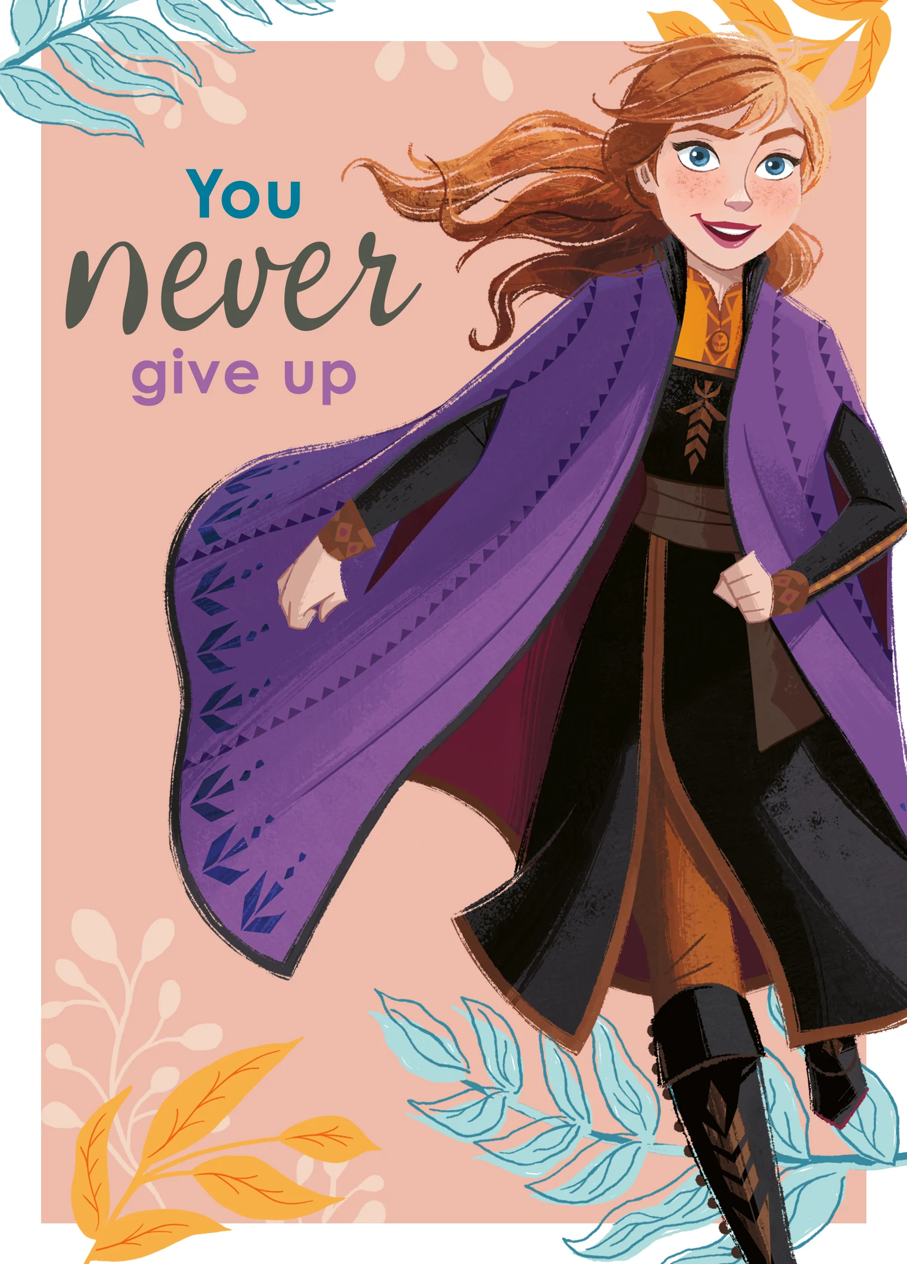 Personalised Disney Frozen Anna Thinking of You Card