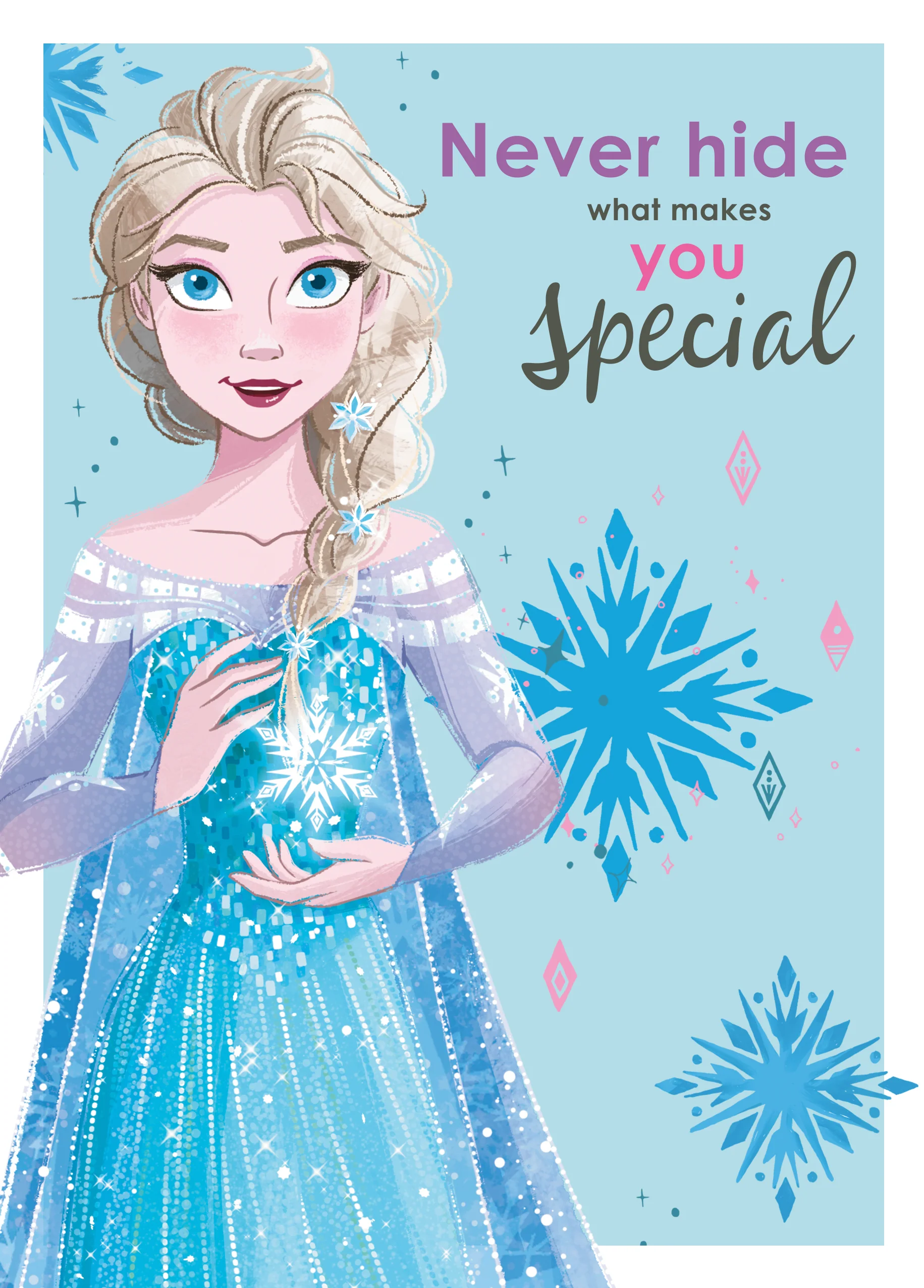 Personalised Disney Frozen Elsa Thinking of You Card