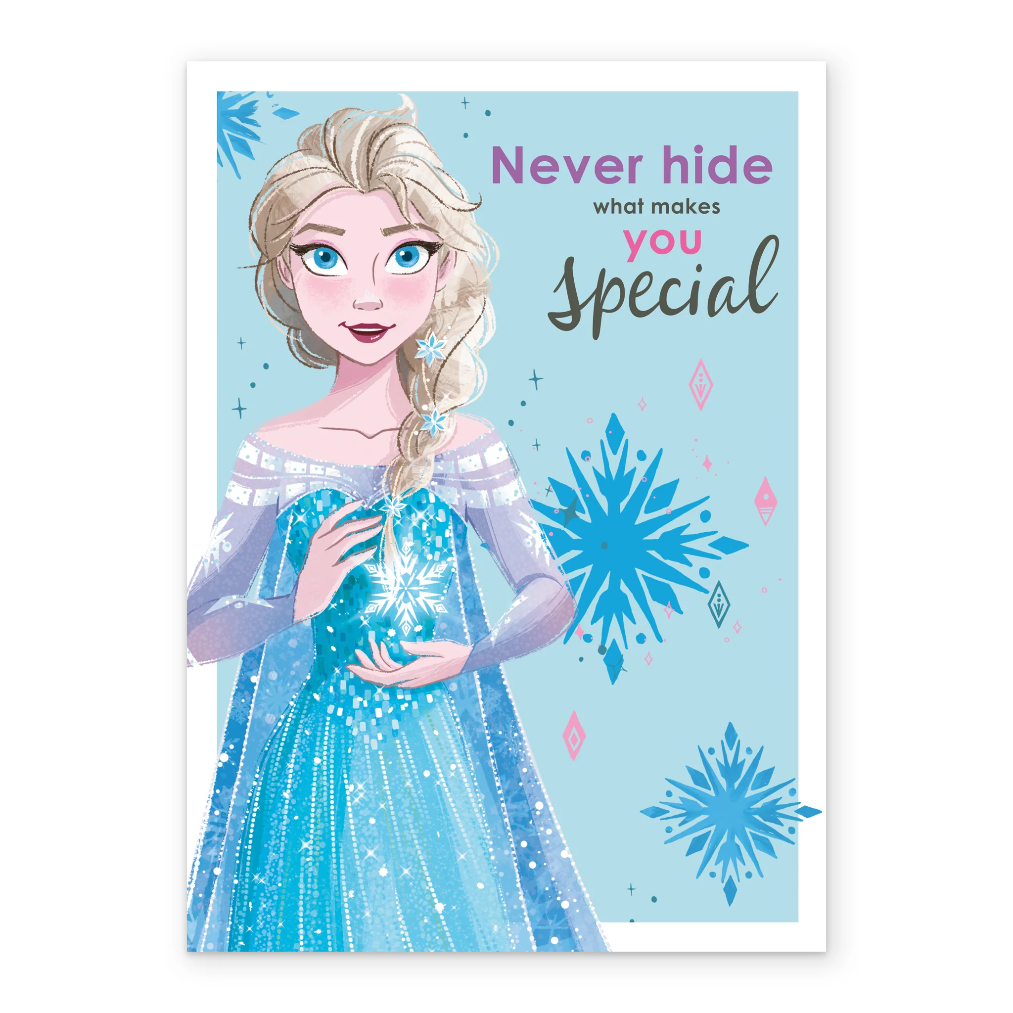 Personalised Disney Frozen Elsa Thinking of You Card - Image 2