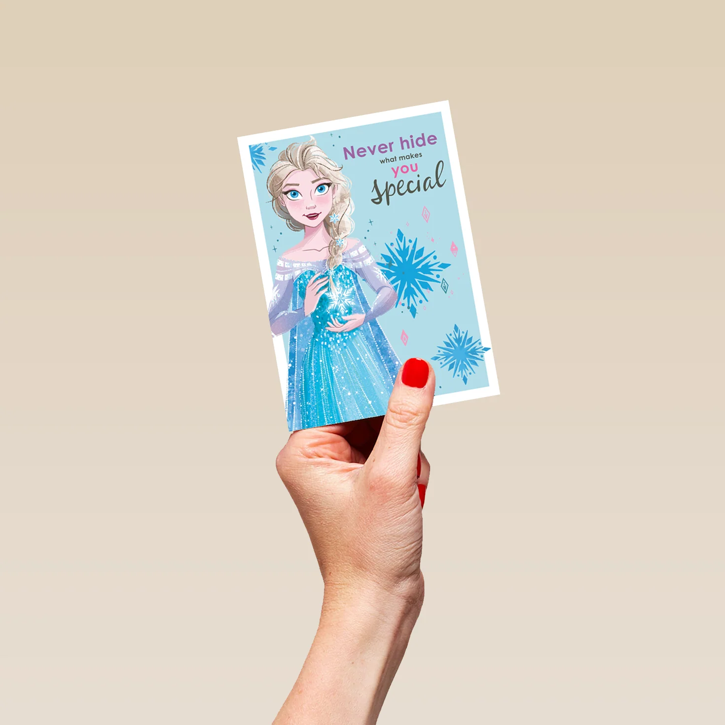 Personalised Disney Frozen Elsa Thinking of You Card - Image 4