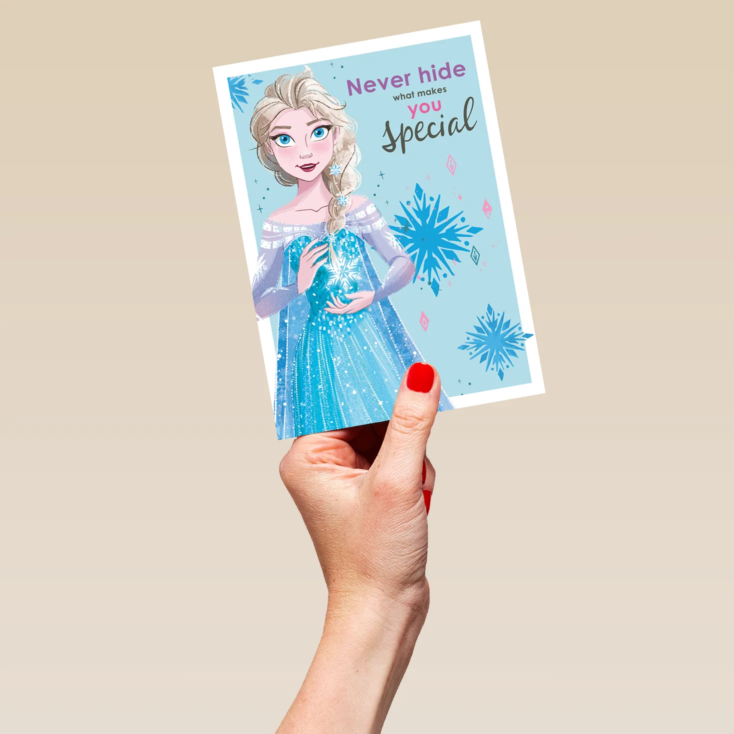 Personalised Disney Frozen Elsa Thinking of You Card - Image 5