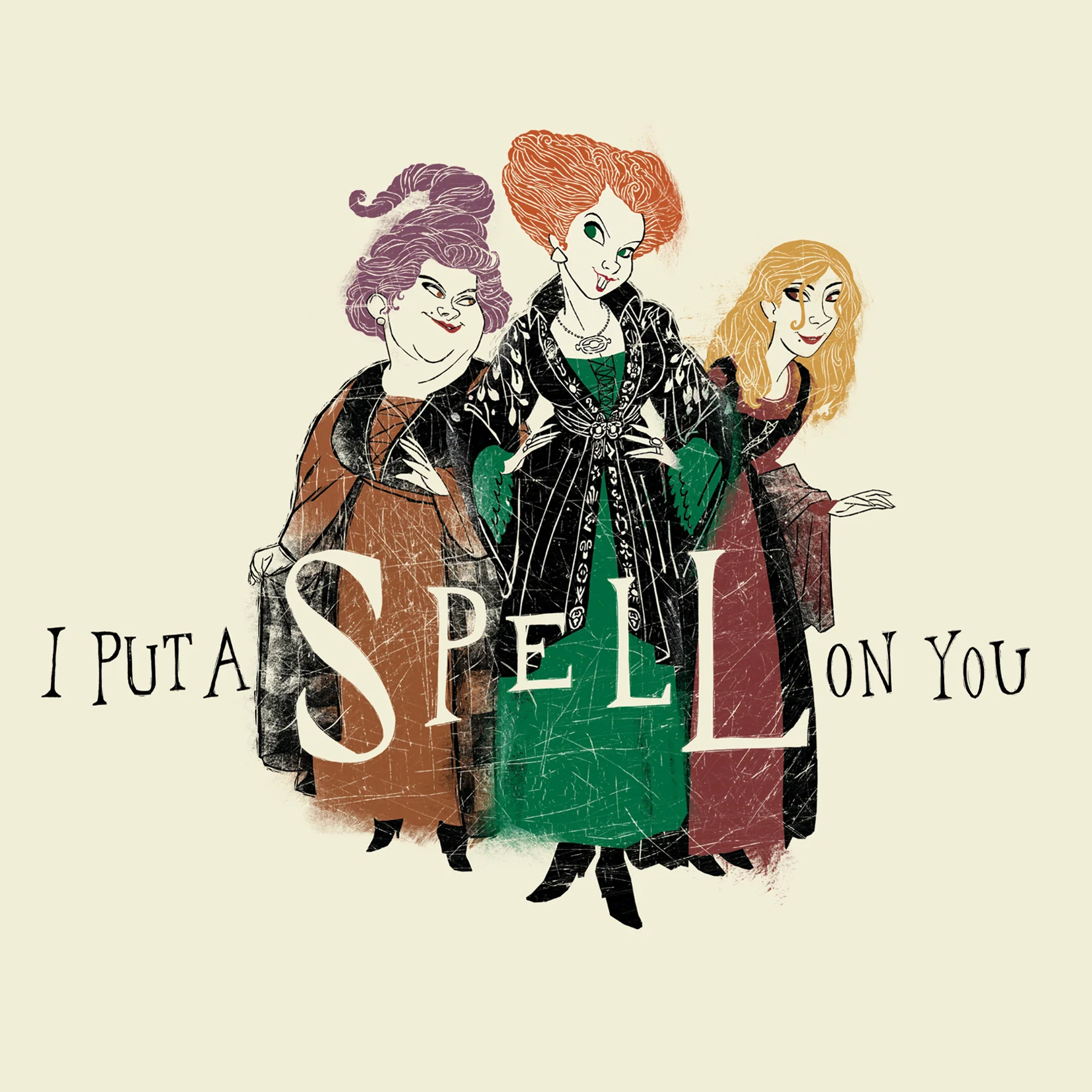 Personalised Disney Hocus Pocus Witches Halloween Card