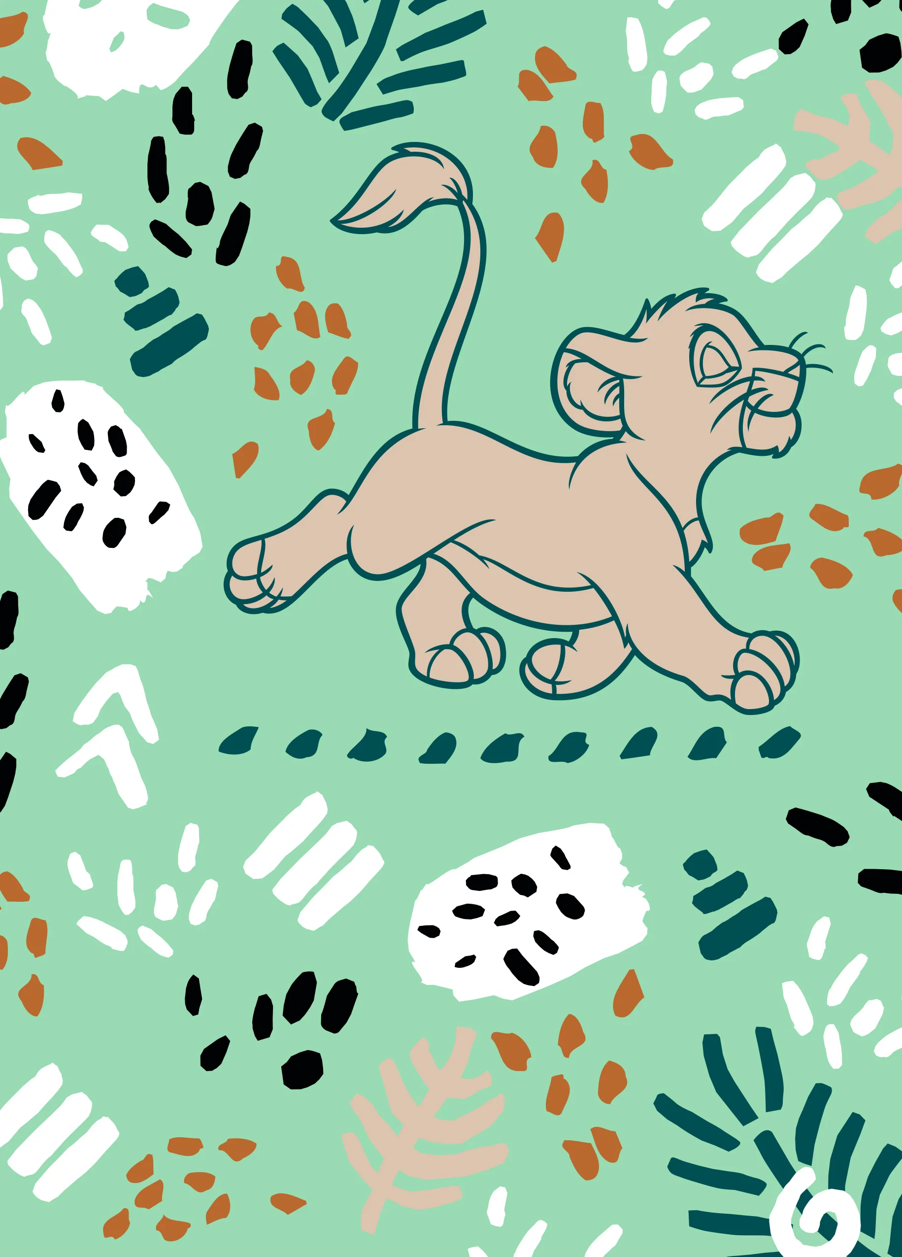 Personalised Disney Lion King Simba Card