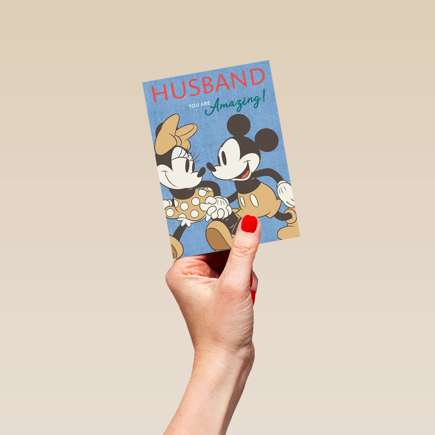 Personalised Disney Mickey Mouse Father's Day Card - Image 4