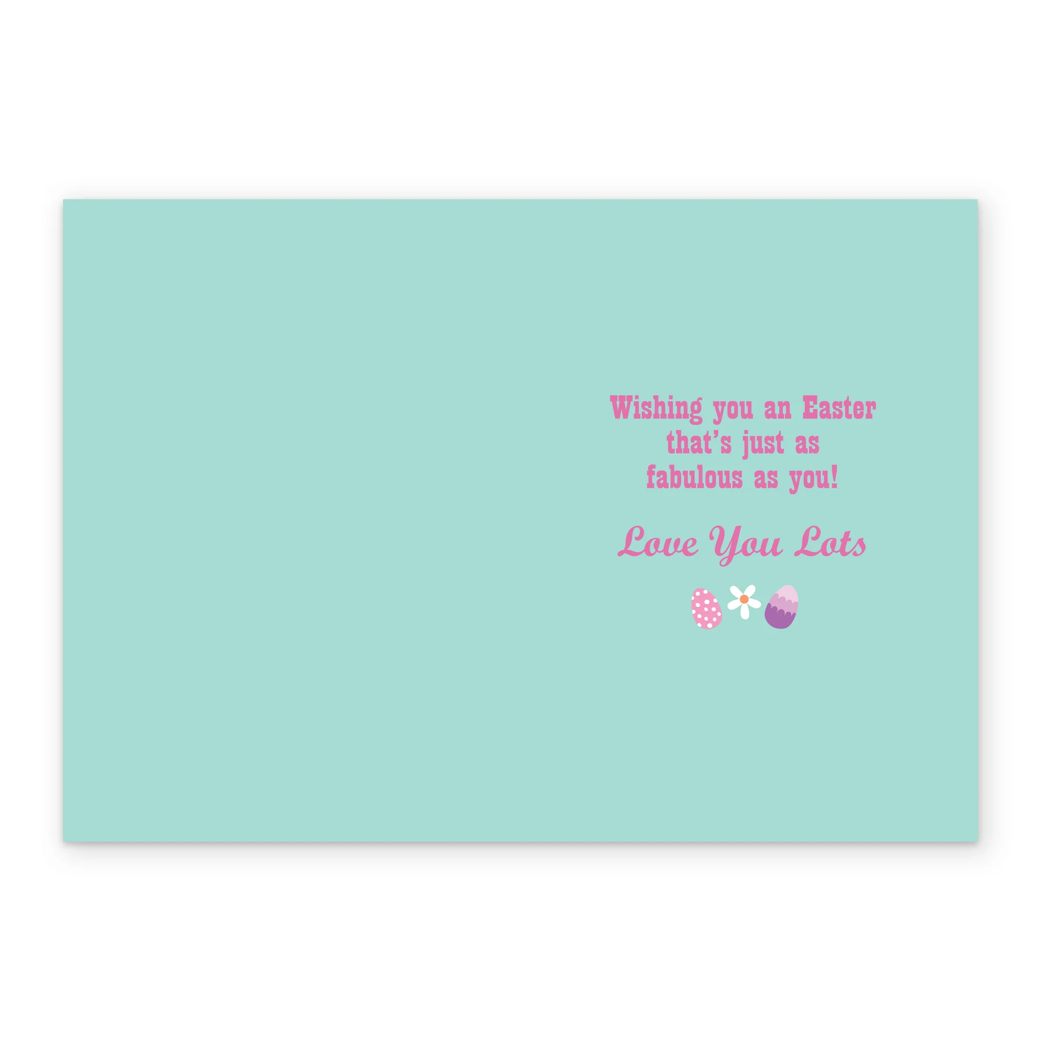 Personalised Disney Minnie Mouse And Bunny Easter Card for Daughter - Image 3