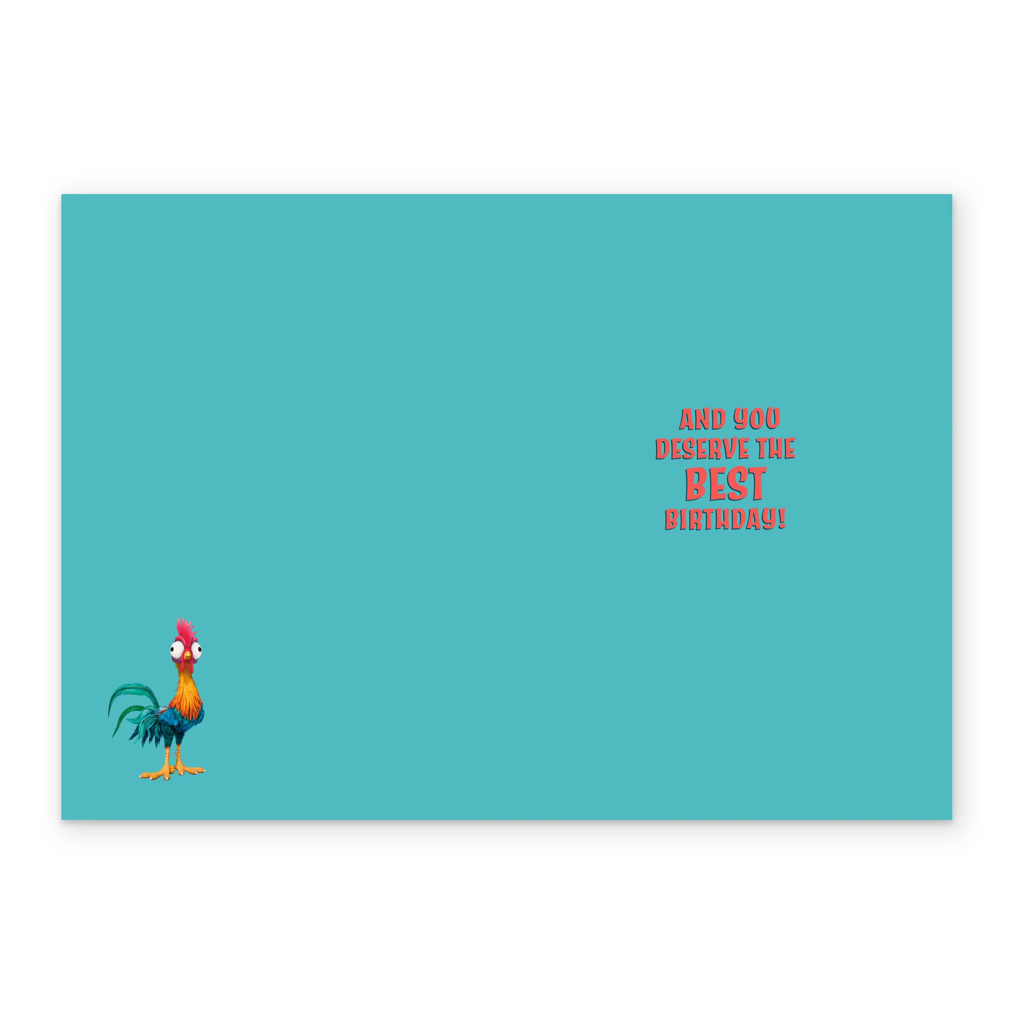 Personalised Disney Moana 'Pua, Simea and Moana Design' Birthday Card for Kids - Image 3