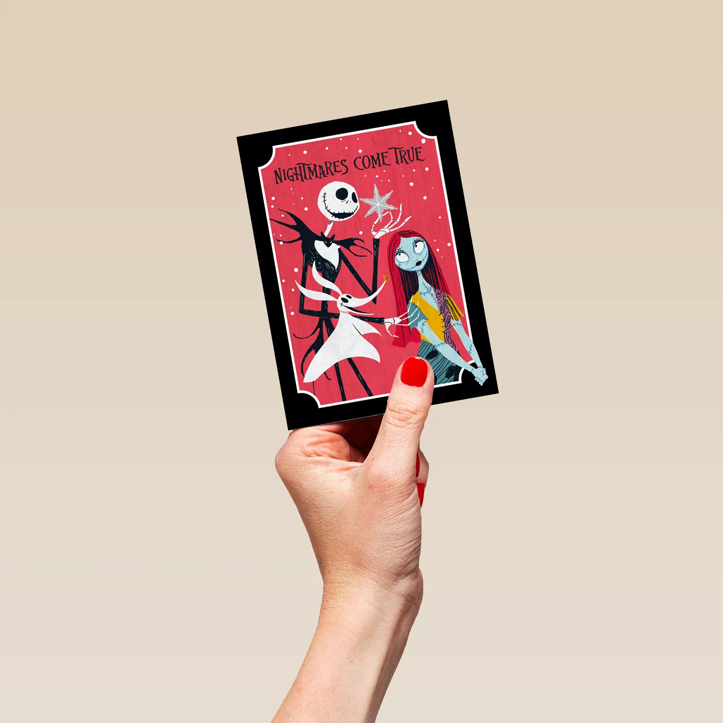 Personalised Disney Nightmare Before Christmas Jack & Sally Card - Image 4