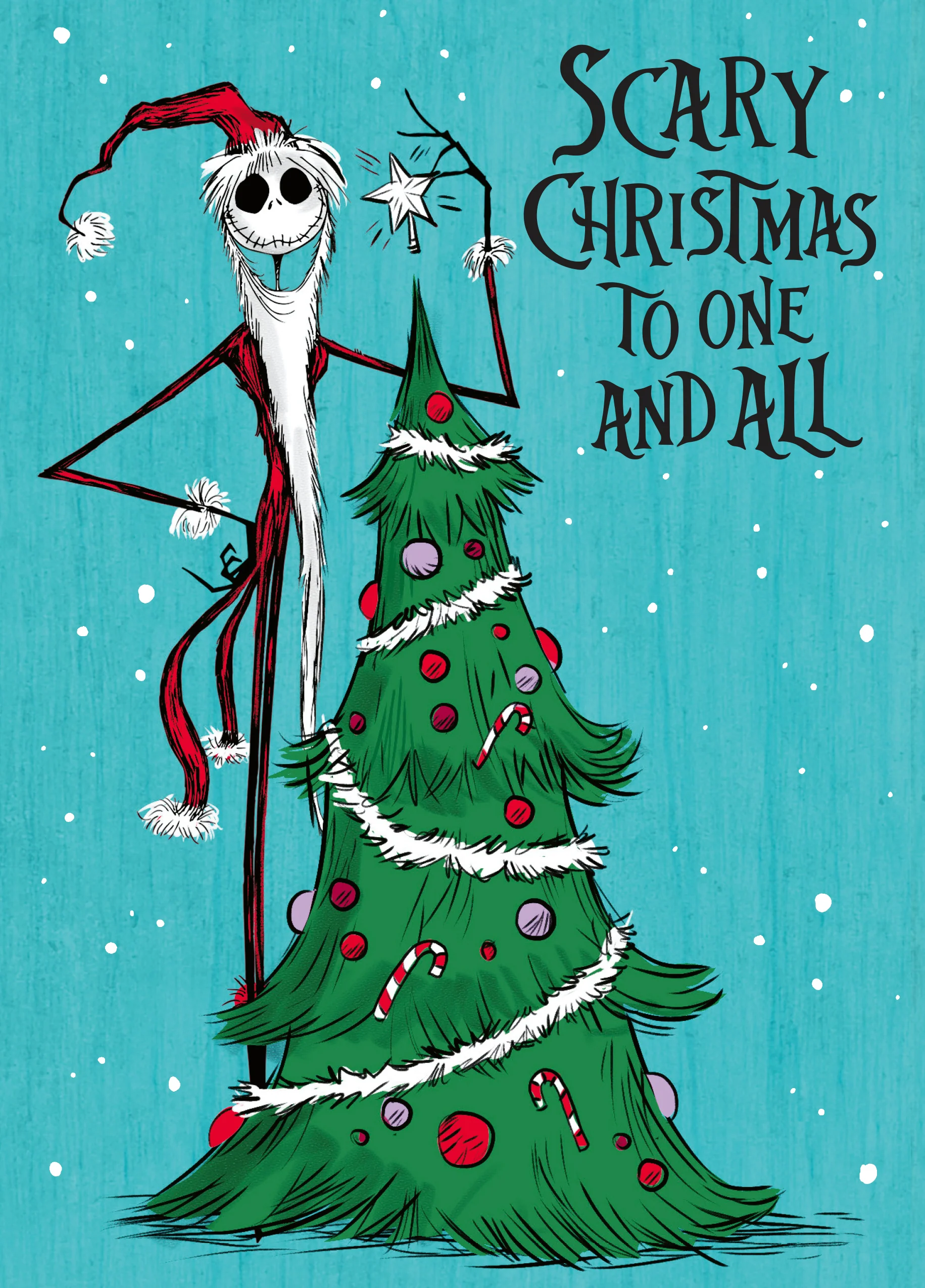 Personalised Disney Nightmare Before Christmas Jack Skellington Card