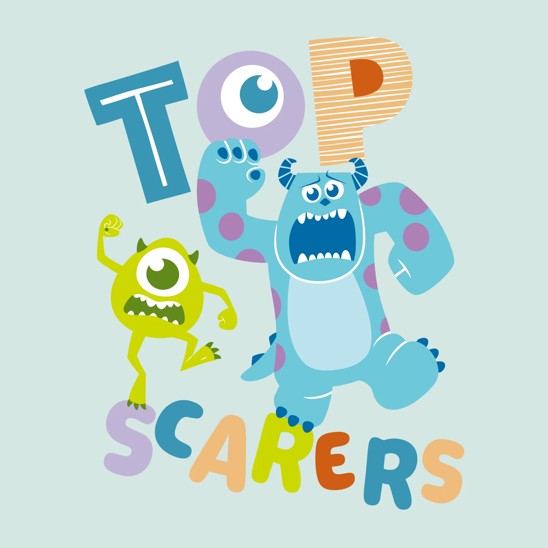 Personalised Disney Pixar Monsters Inc. Card for Kids