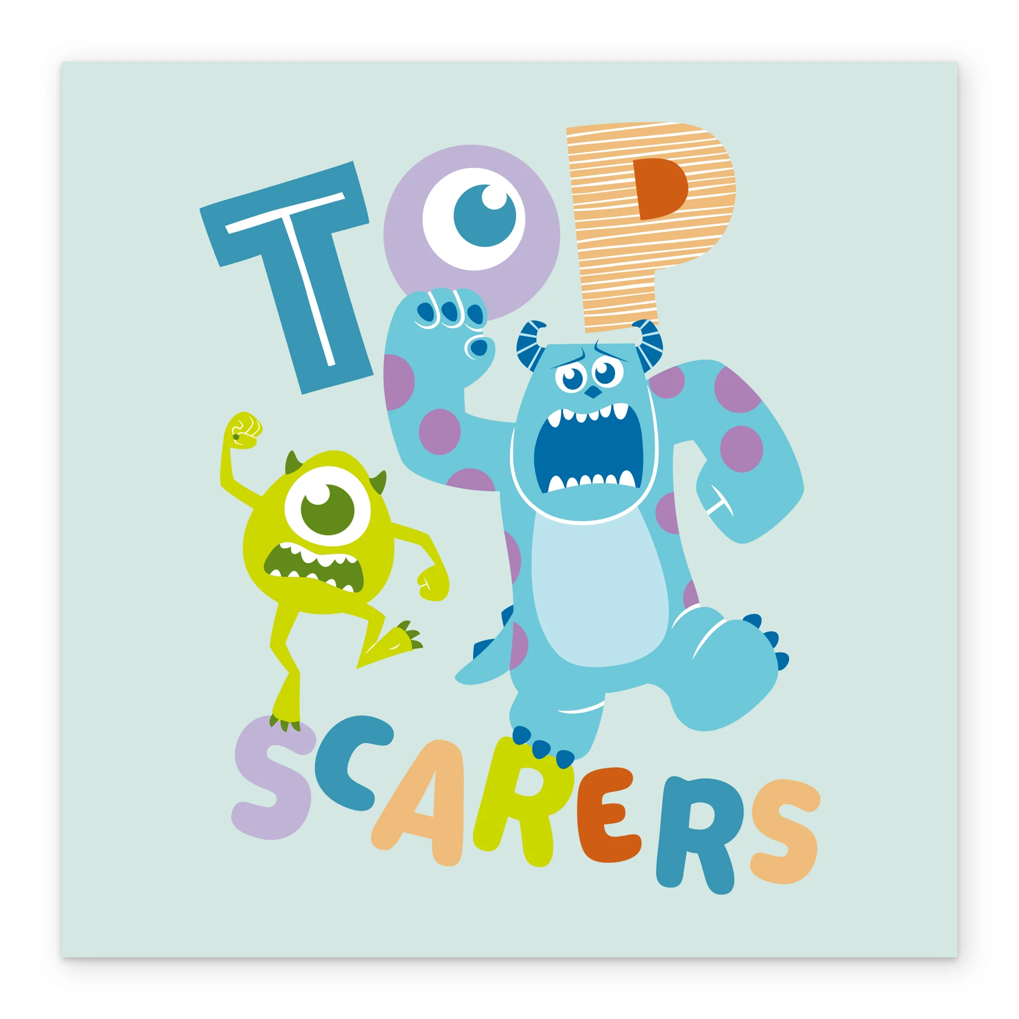 Personalised Disney Pixar Monsters Inc. Card for Kids - Image 2