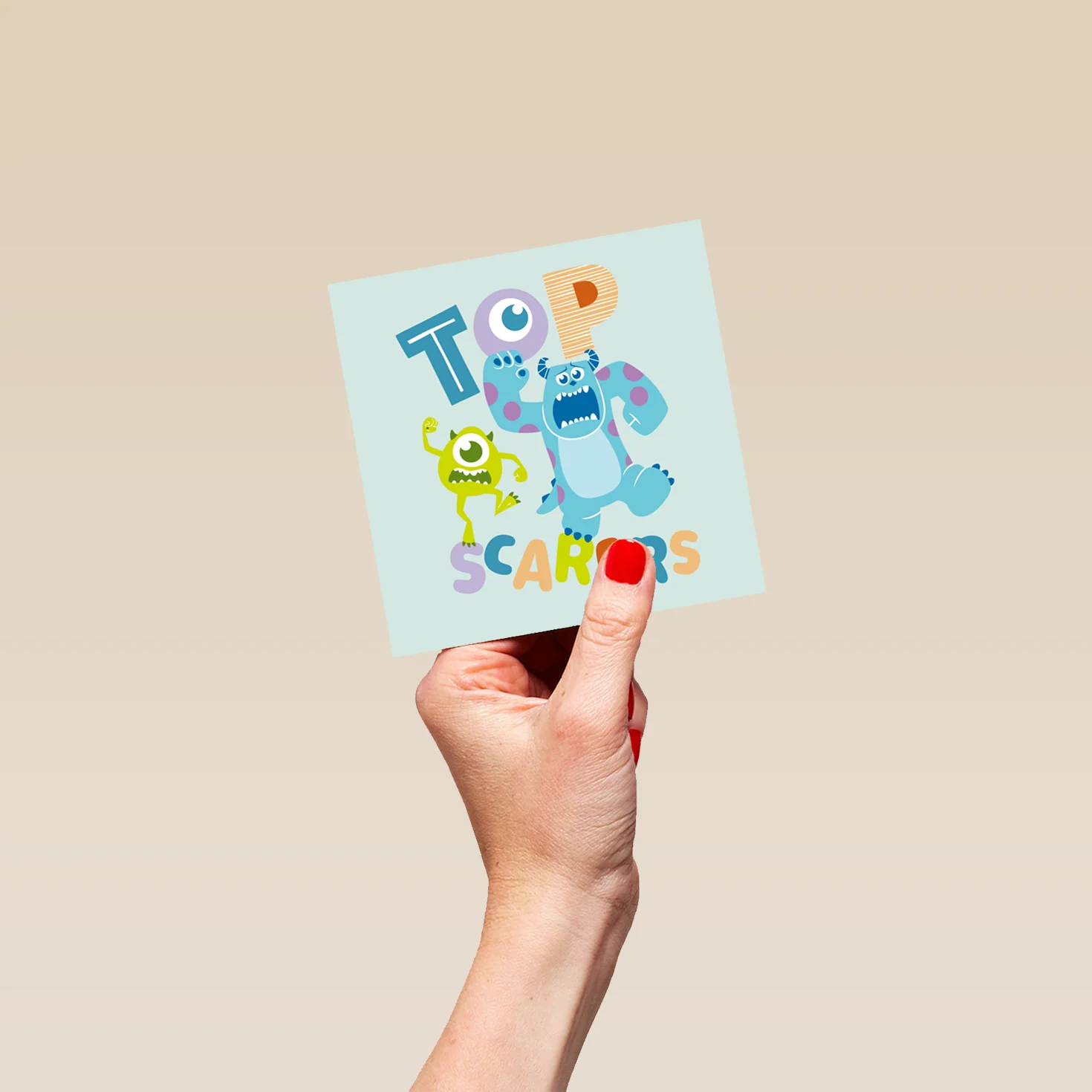 Personalised Disney Pixar Monsters Inc. Card for Kids - Image 4