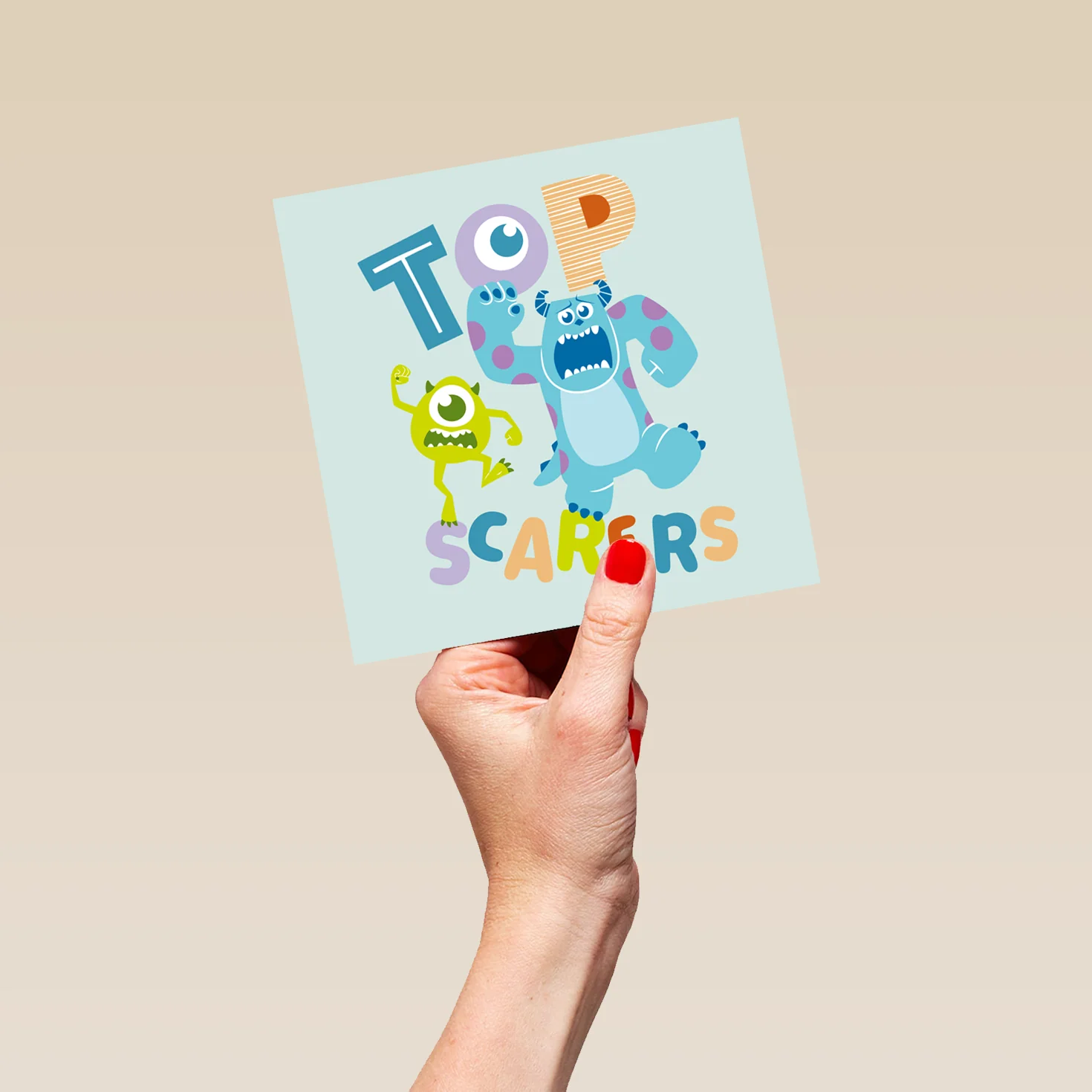 Personalised Disney Pixar Monsters Inc. Card for Kids - Image 5