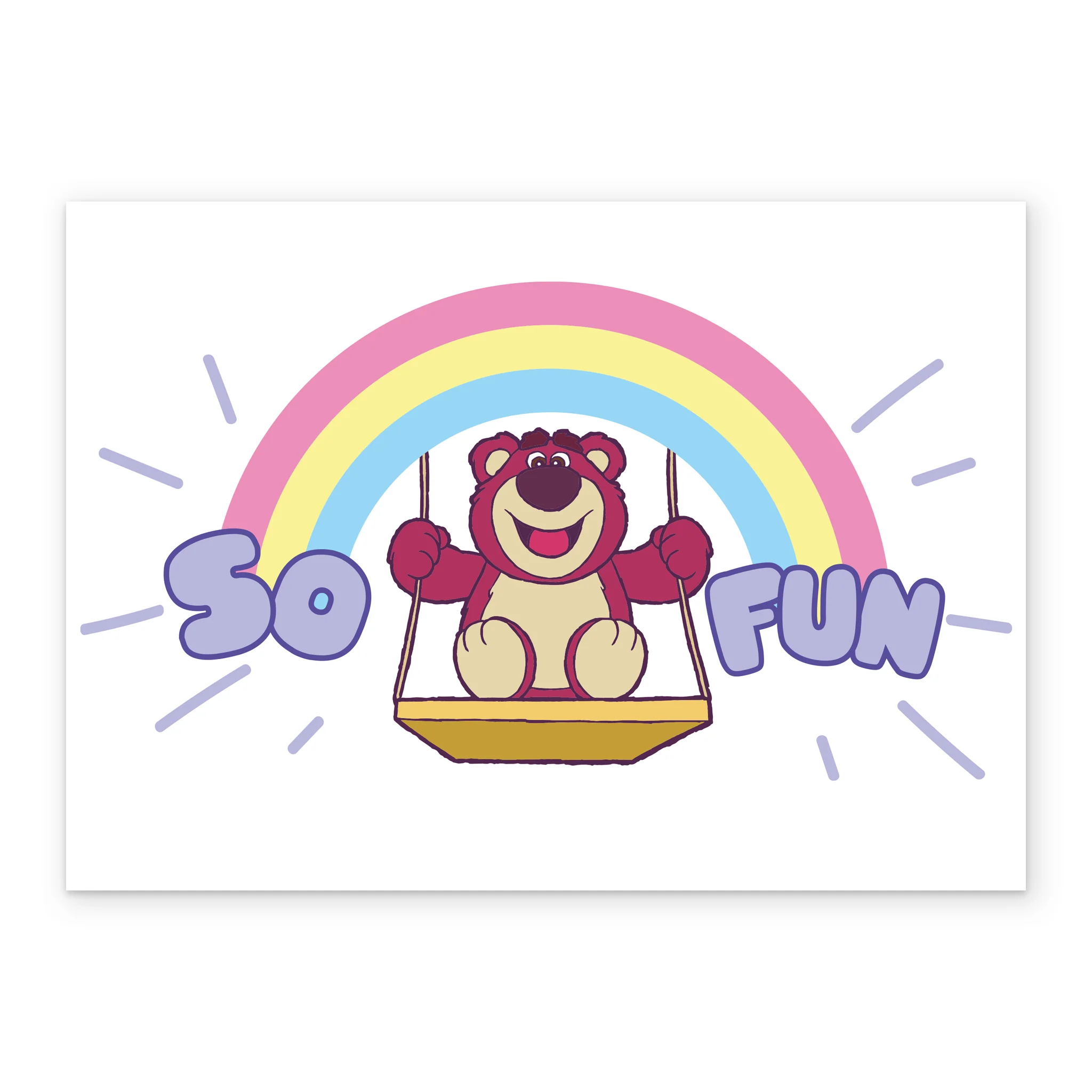 Personalised Disney Pixar Toy Story 2 Lotso Card for Kids - Image 2