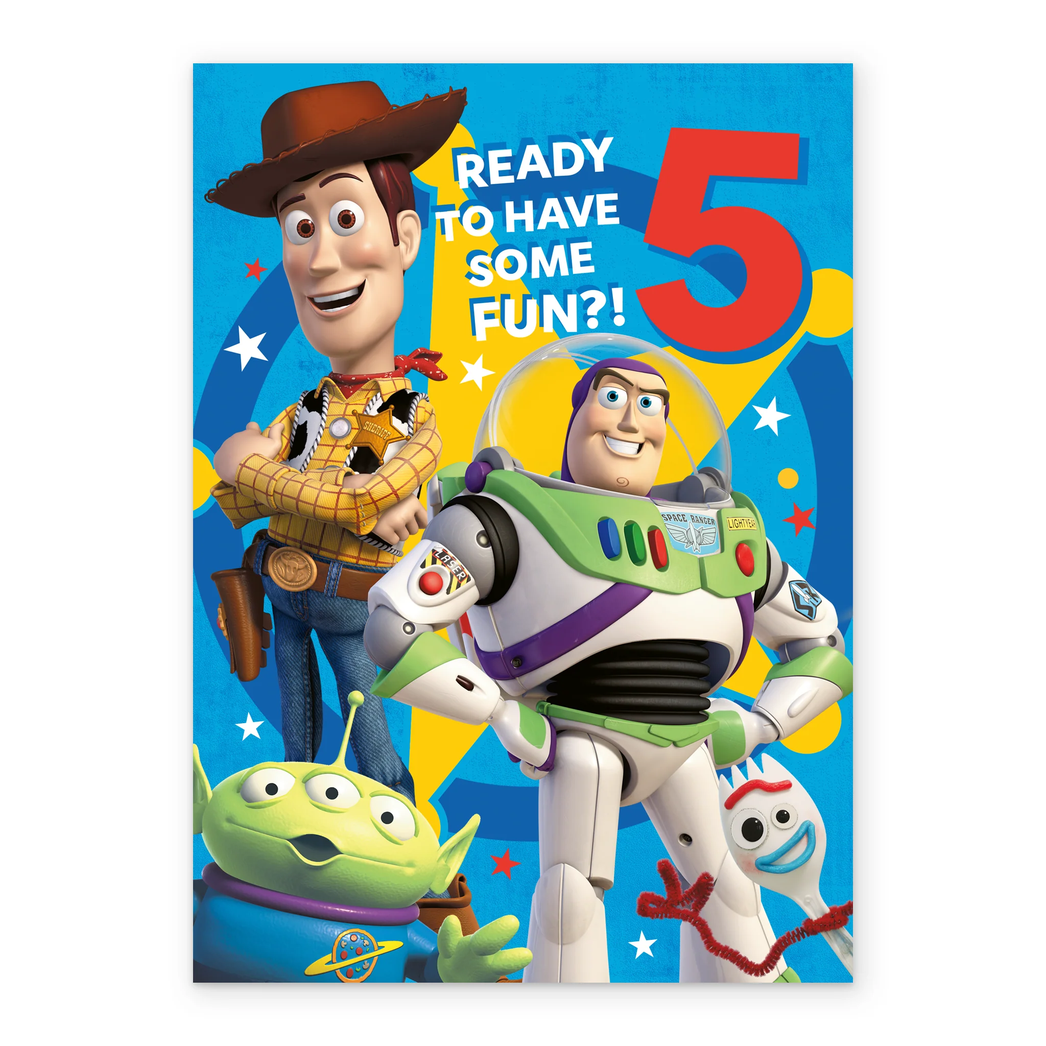 Personalised Disney Pixar Toy Story Age 5 Birthday Maze Activity Card - Image 2