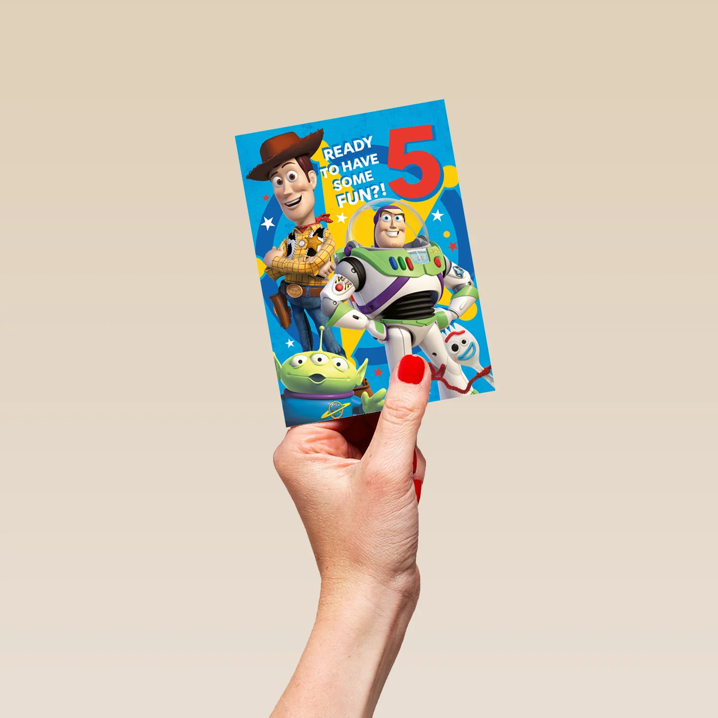 Personalised Disney Pixar Toy Story Age 5 Birthday Maze Activity Card - Image 4