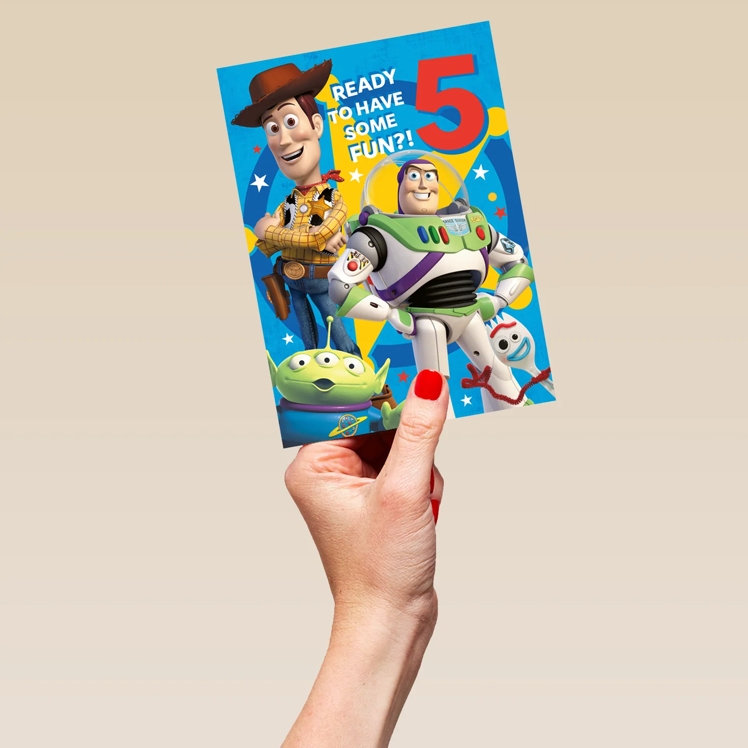 Personalised Disney Pixar Toy Story Age 5 Birthday Maze Activity Card - Image 5