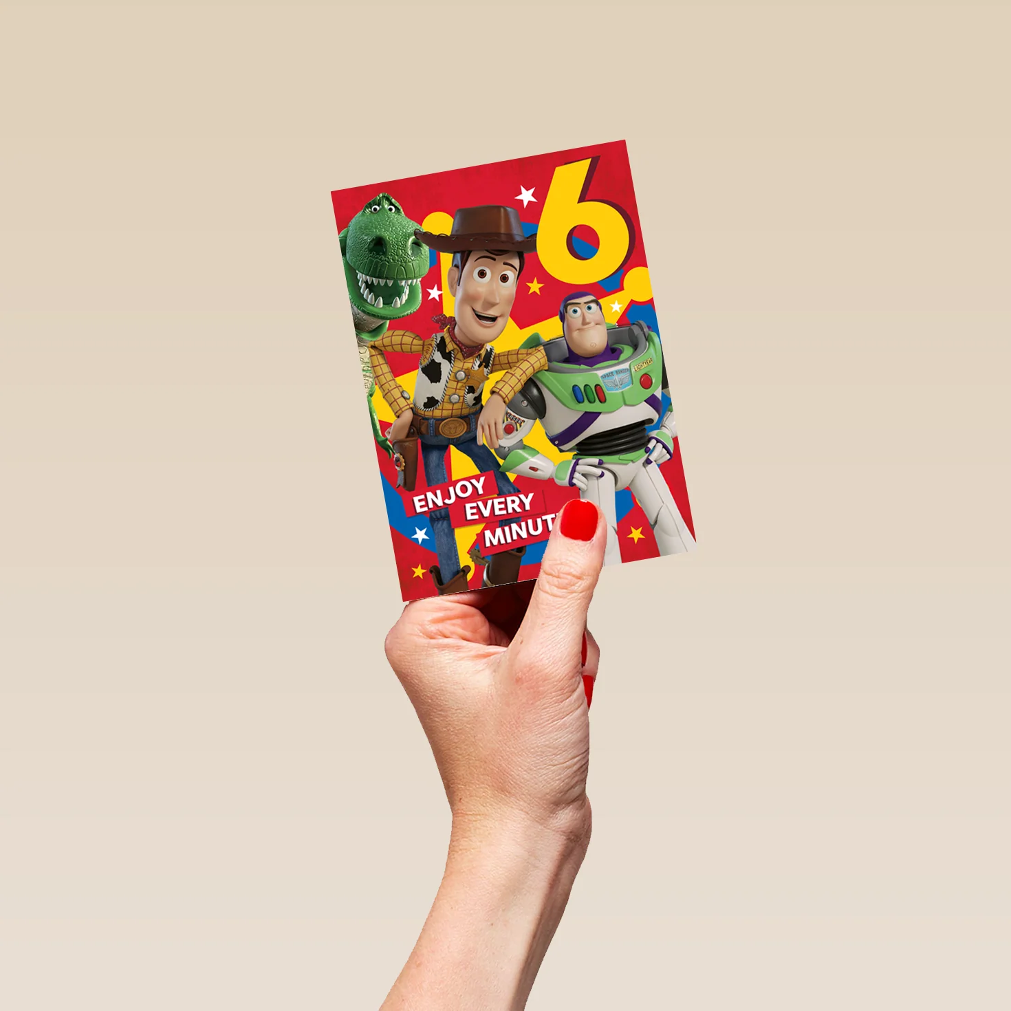Personalised Disney Pixar Toy Story Age 6 Birthday Word Search Activity Card - Image 4