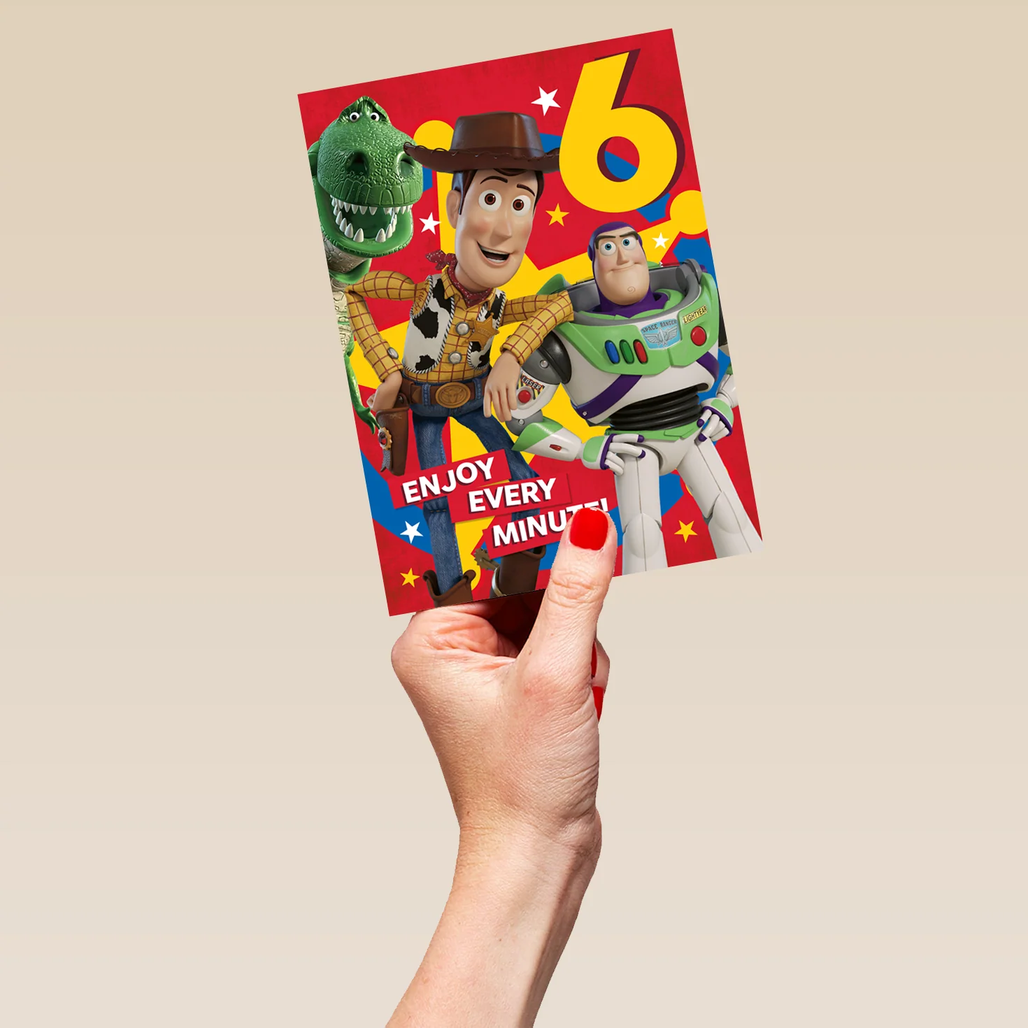 Personalised Disney Pixar Toy Story Age 6 Birthday Word Search Activity Card - Image 5