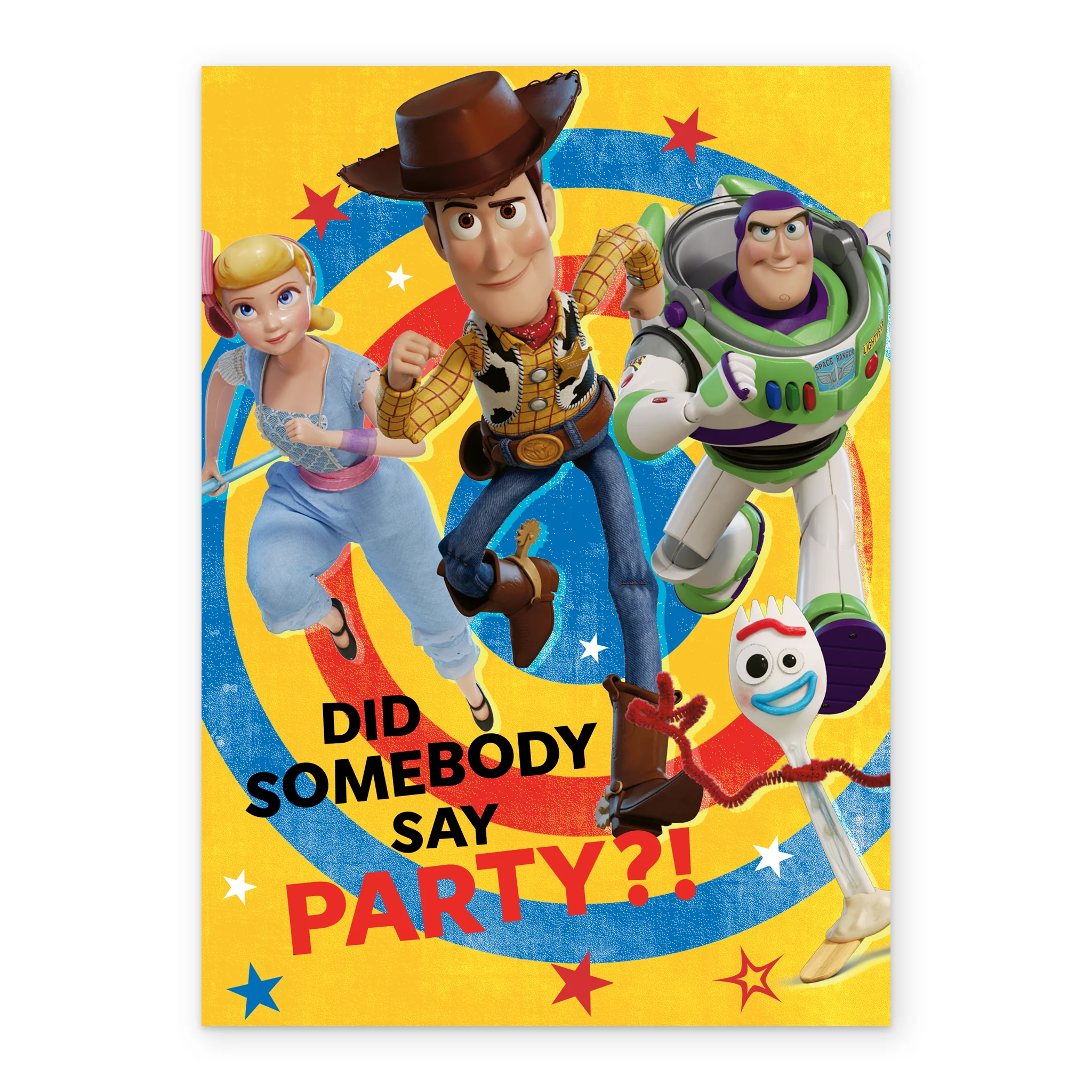 Personalised Disney Pixar Toy Story 'Did Somebody Say Party Design' Birthday Card for Kids - Image 2