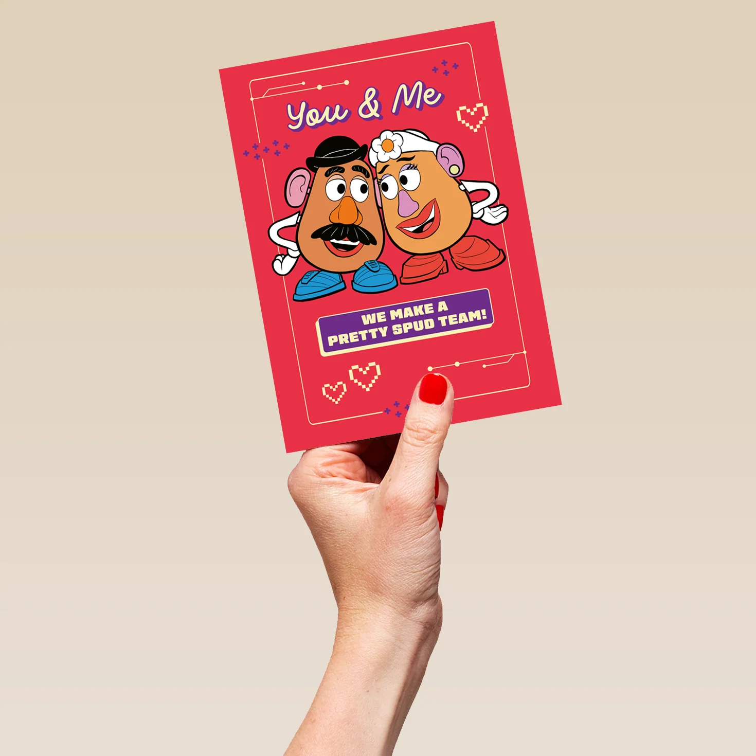 Personalised Disney Pixar Toy Story 'Mr & Mrs Potato Head Design' Anniversary Card - Image 5