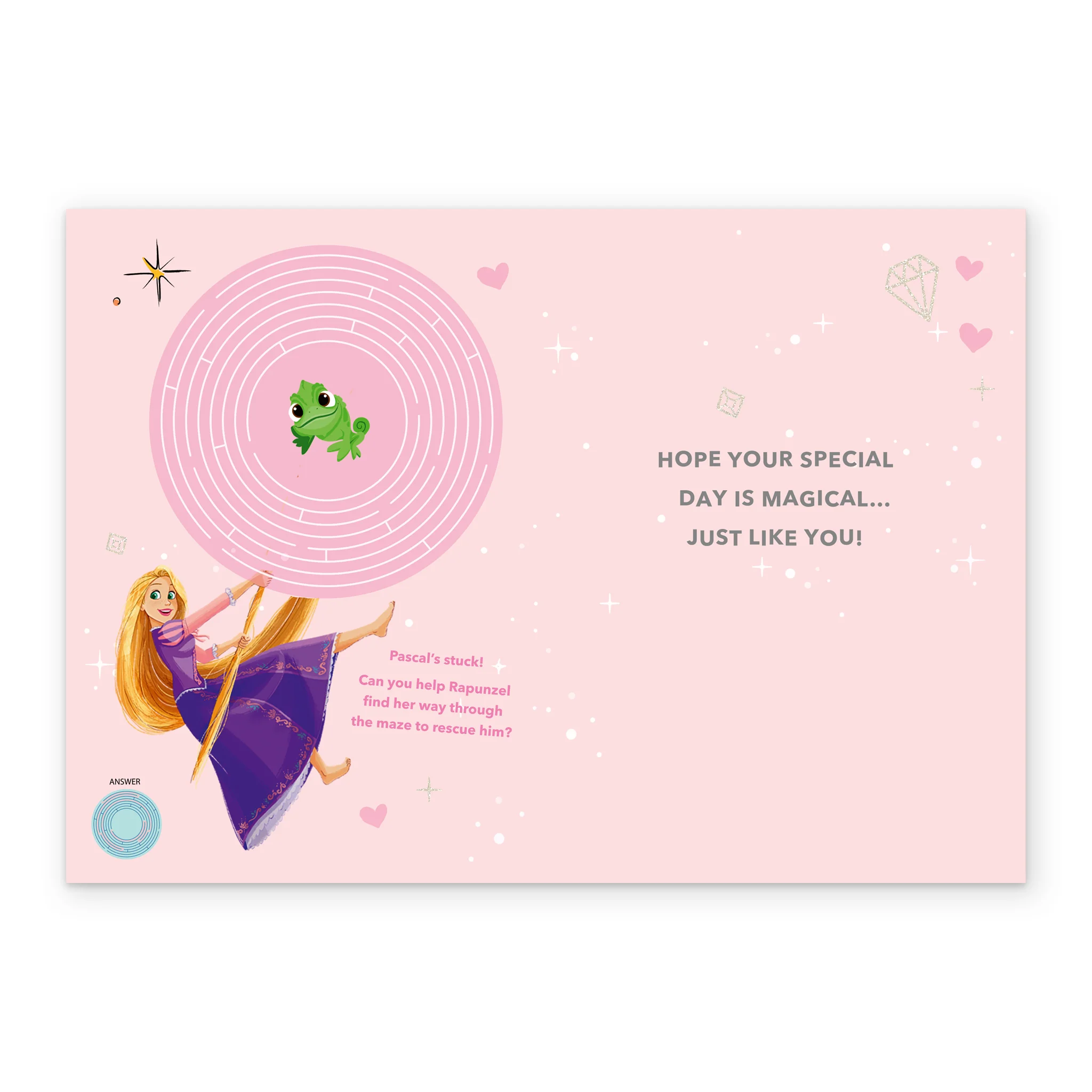 Personalised Disney Princess Birthday Card For Sister - Image 3
