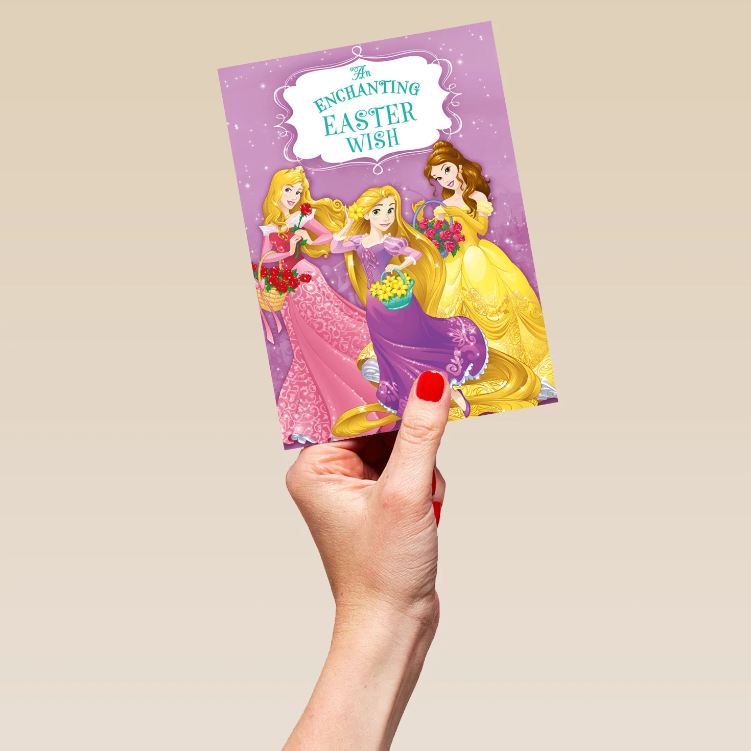 Personalised Disney Princess Enchanting Wish Easter Card - Image 5