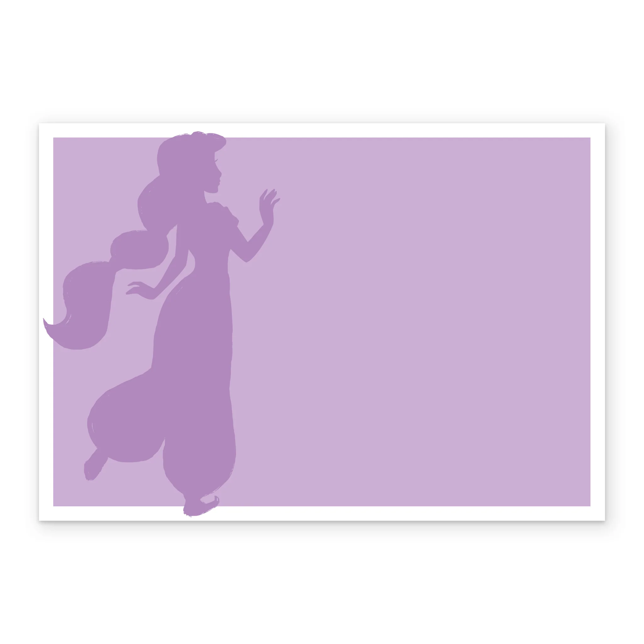 Personalised Disney Princess Jasmine Just to Say Card - Image 3
