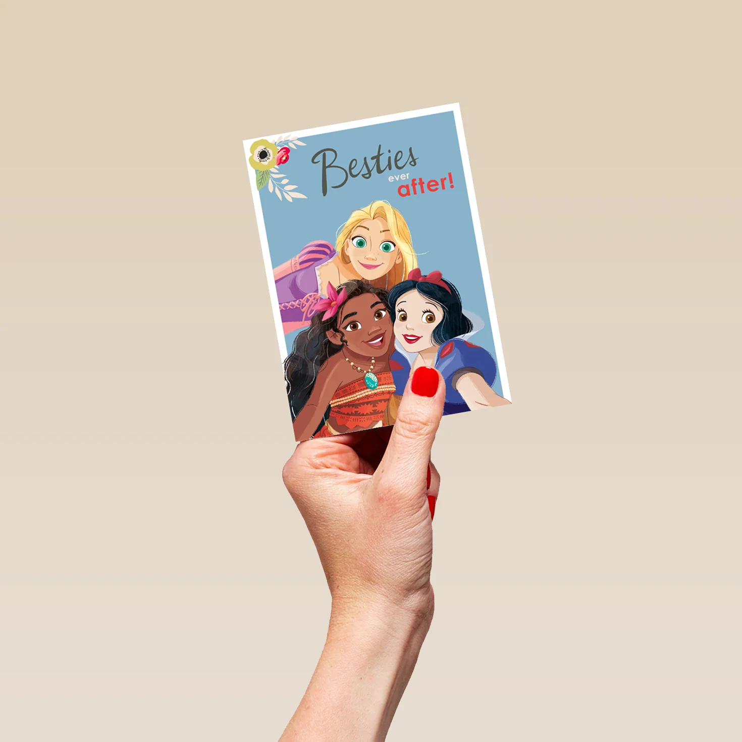 Personalised Disney Princess Just to Say Card - Image 4
