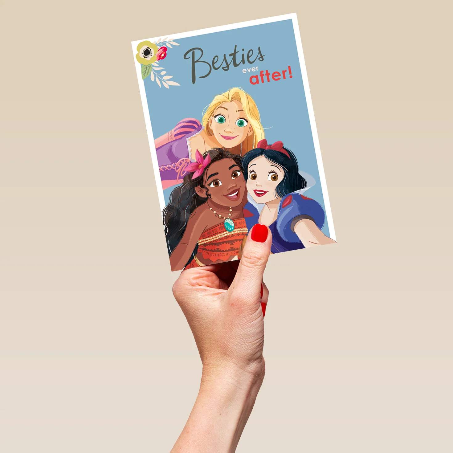 Personalised Disney Princess Just to Say Card - Image 5