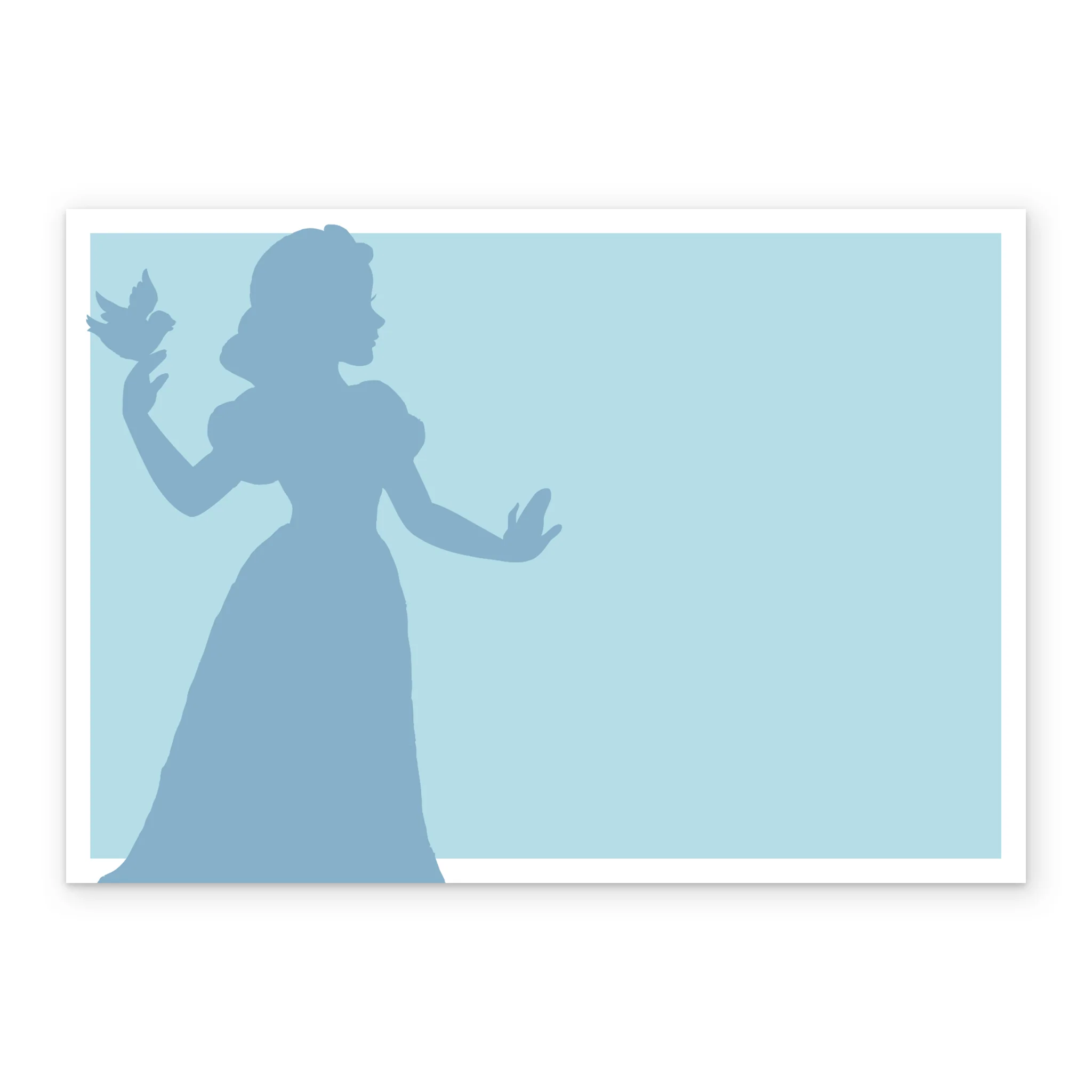 Personalised Disney Princess Snow White Just to Say Card - Image 3