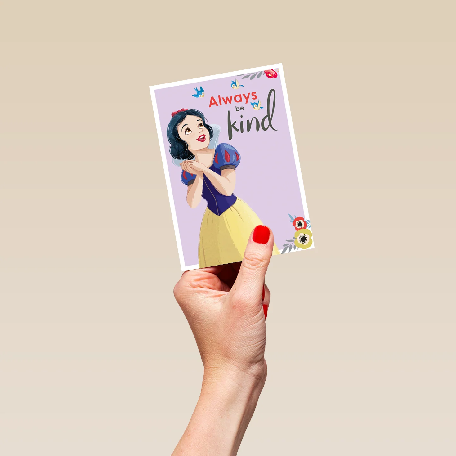 Personalised Disney Princess Snow White Just to Say Card - Image 4