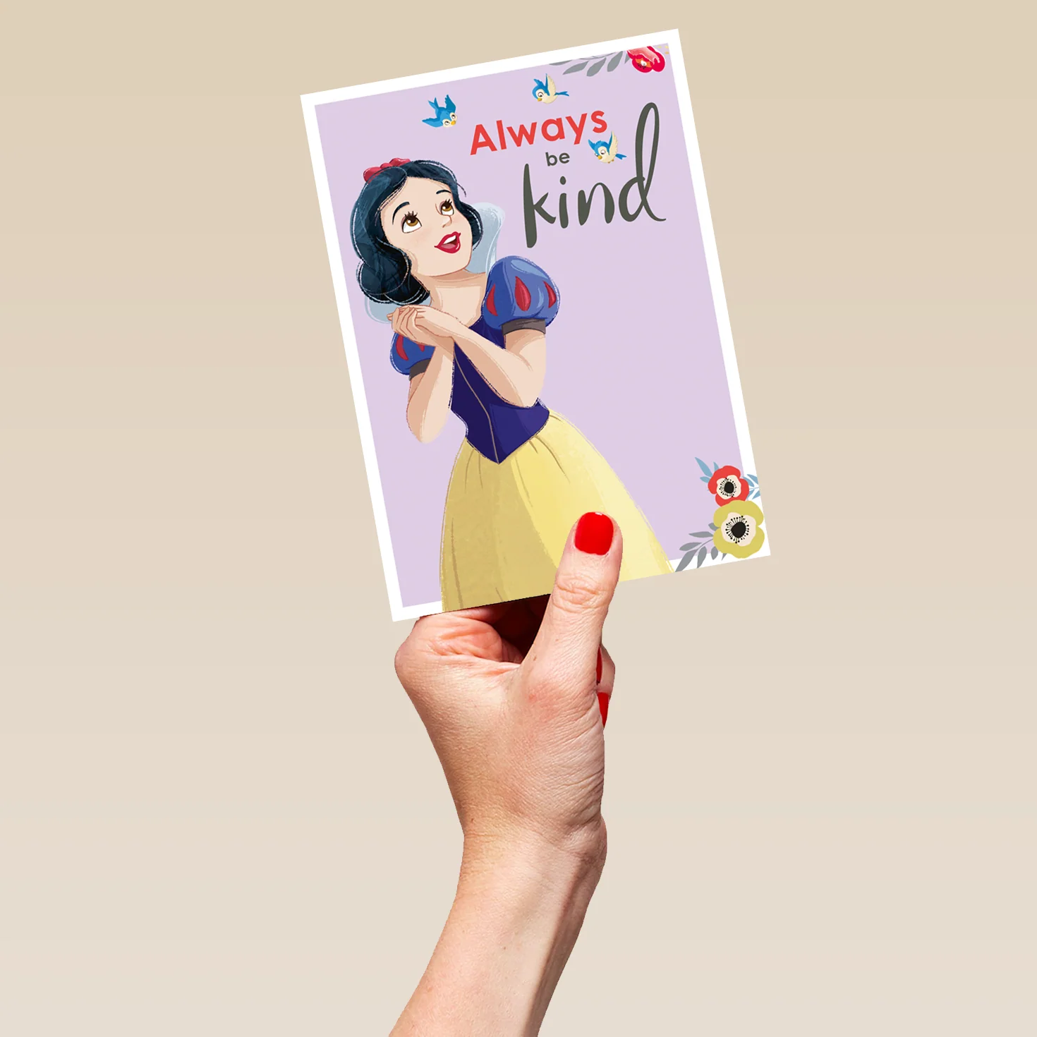 Personalised Disney Princess Snow White Just to Say Card - Image 5