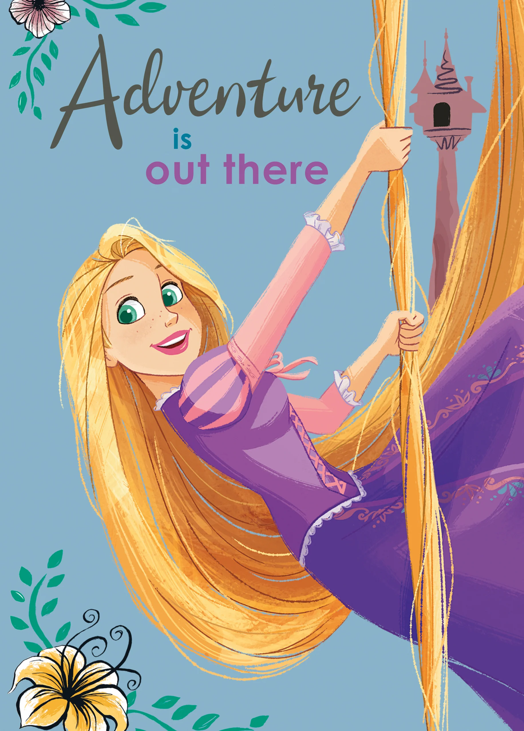 Personalised Disney Tangled Princess Rapunzel Just to Say Card