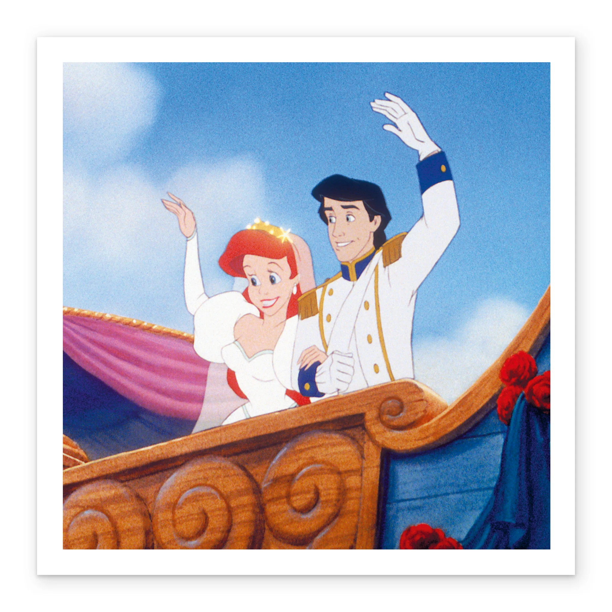 Personalised Disney The Little Mermaid Ariel & Prince Eric Greeting Card - Image 2