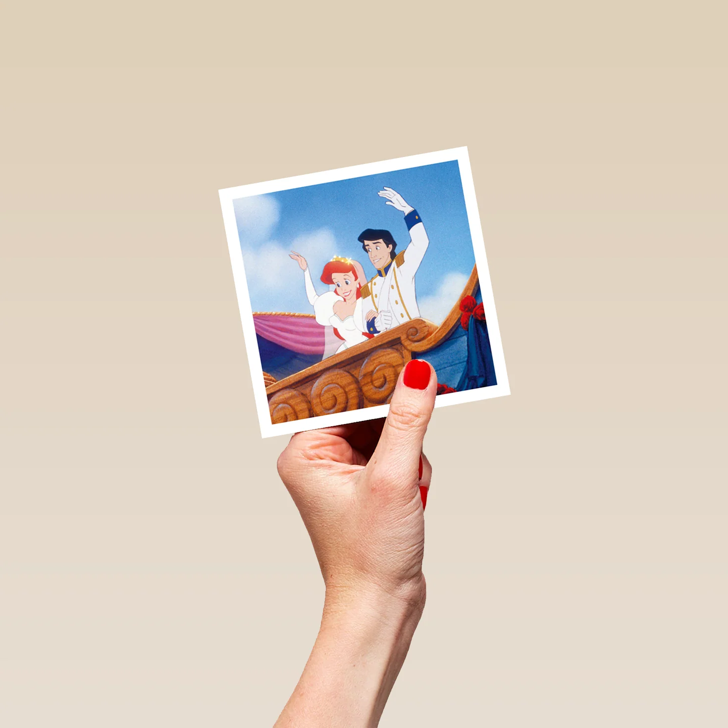 Personalised Disney The Little Mermaid Ariel & Prince Eric Greeting Card - Image 4
